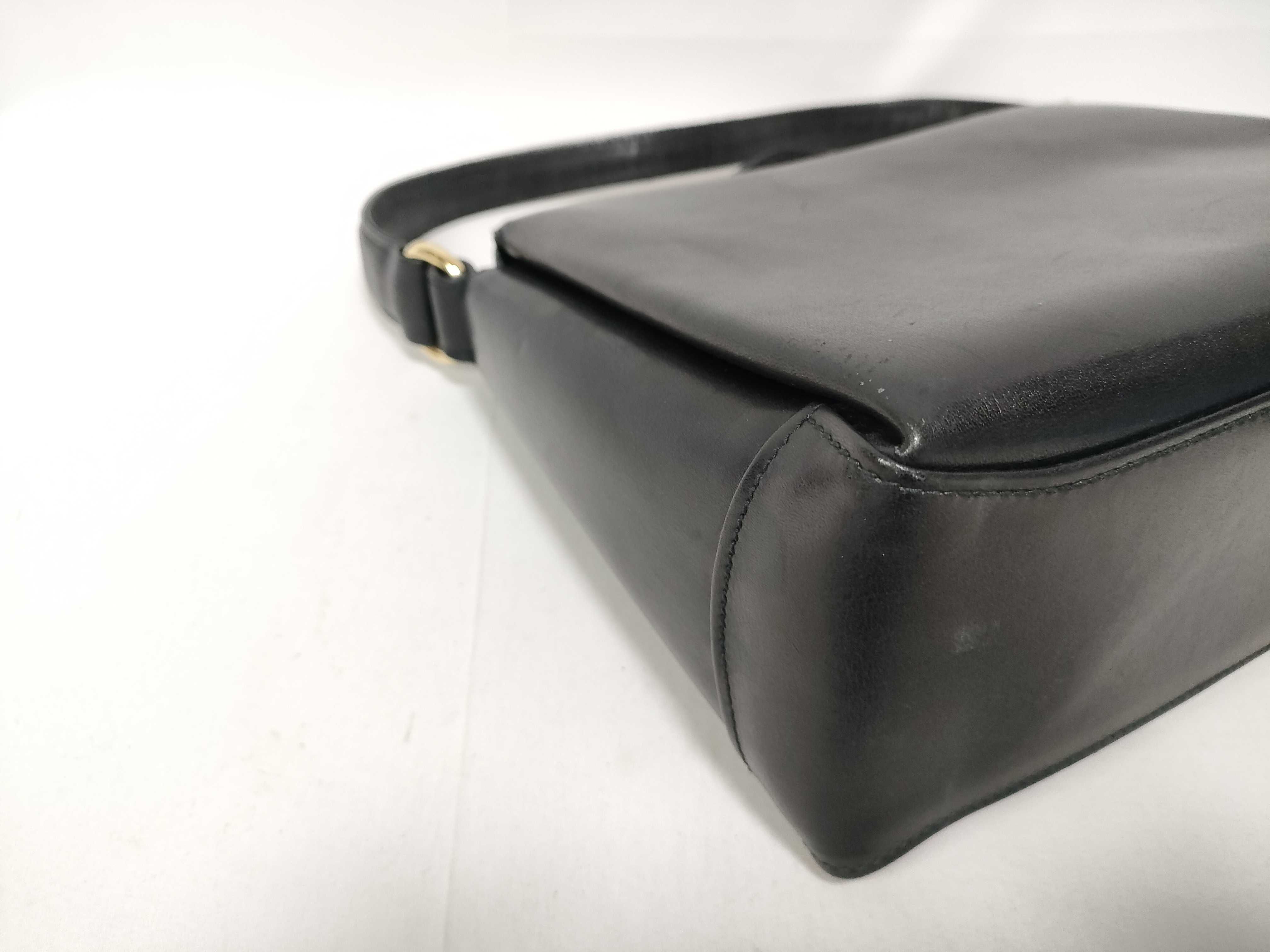 Handbag Turnlock Leather Black Handbag — view 6
