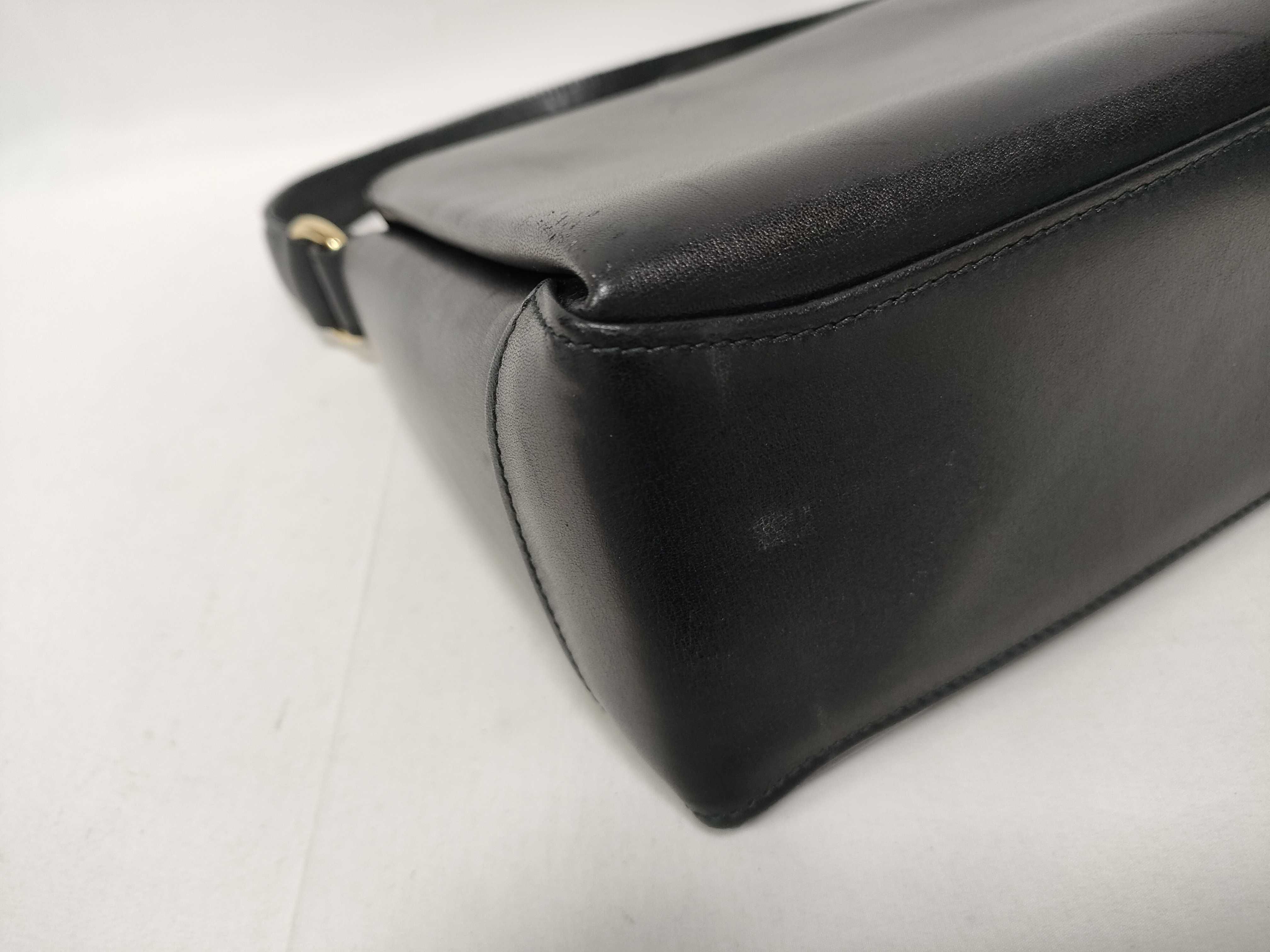 Handbag Turnlock Leather Black Handbag — view 7