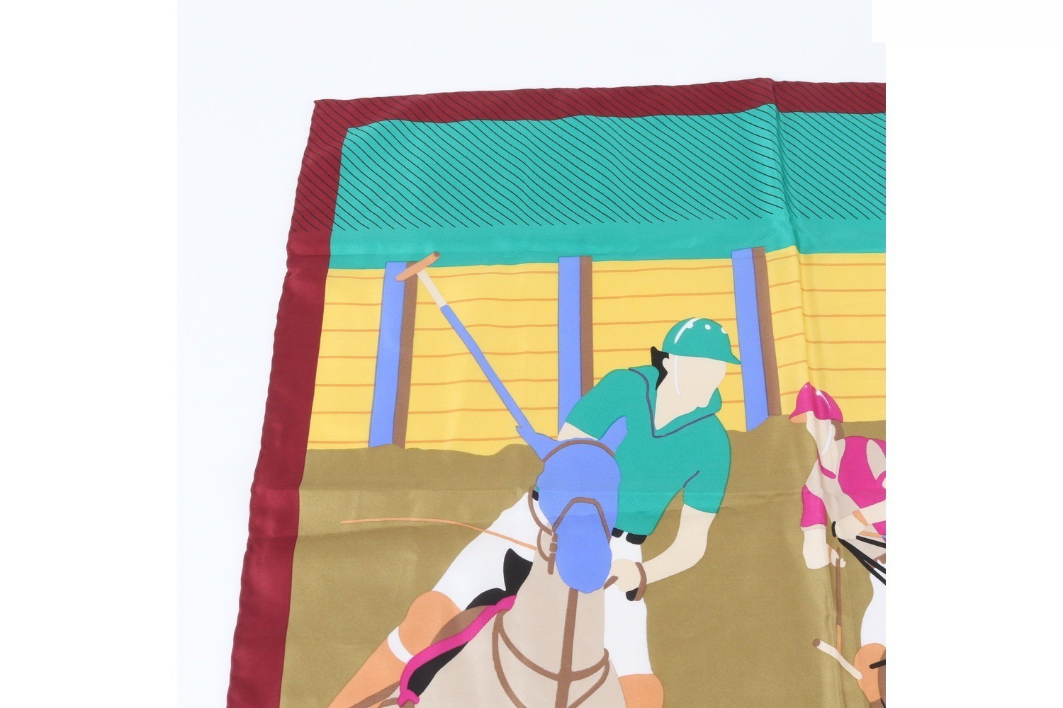 100% Silk Scarf with Tag — view 2