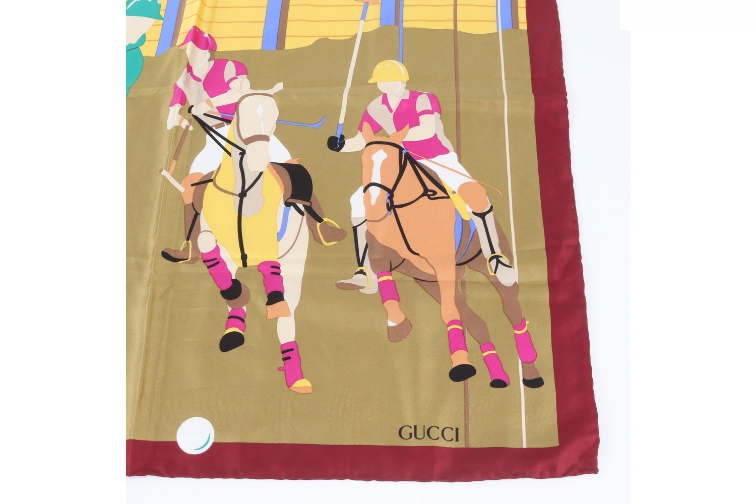 100% Silk Scarf with Tag — view 5