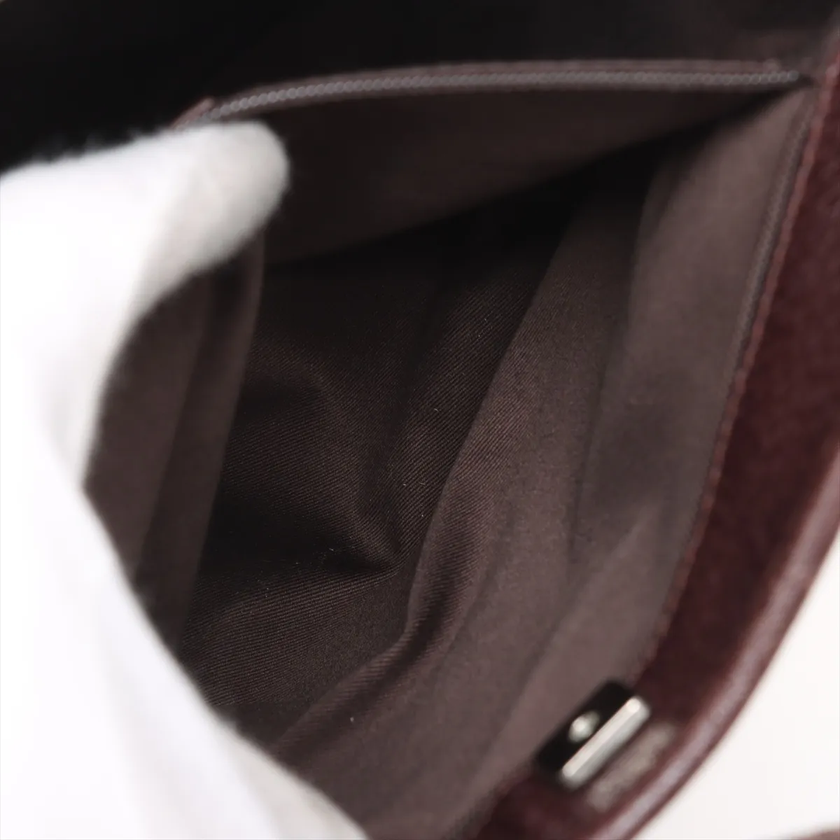 GG Canvas x Leather Shoulder Bag Beige x Brown 113012 — view 8