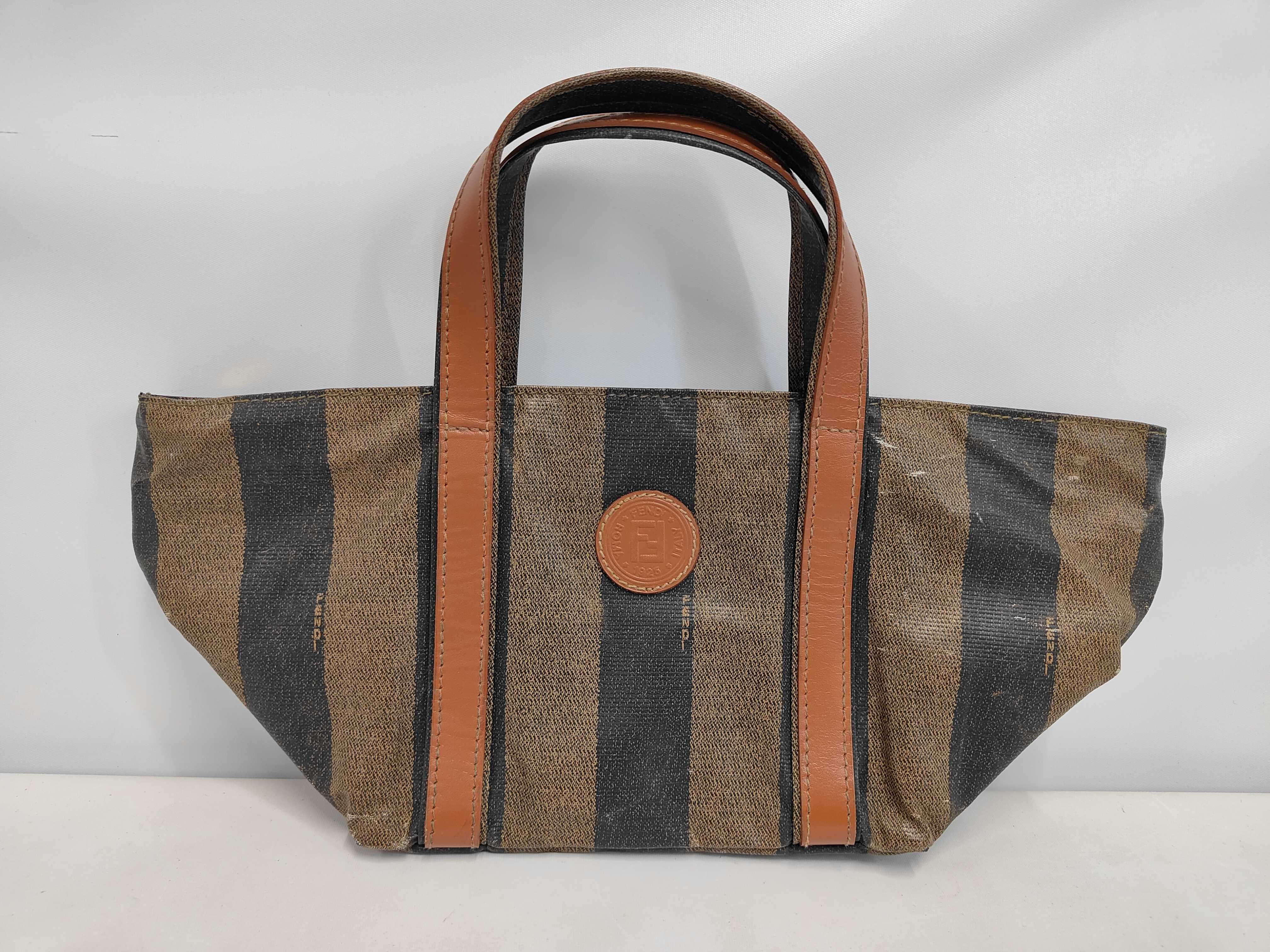 Pecan Pattern Tote Bag, Brown Handbag