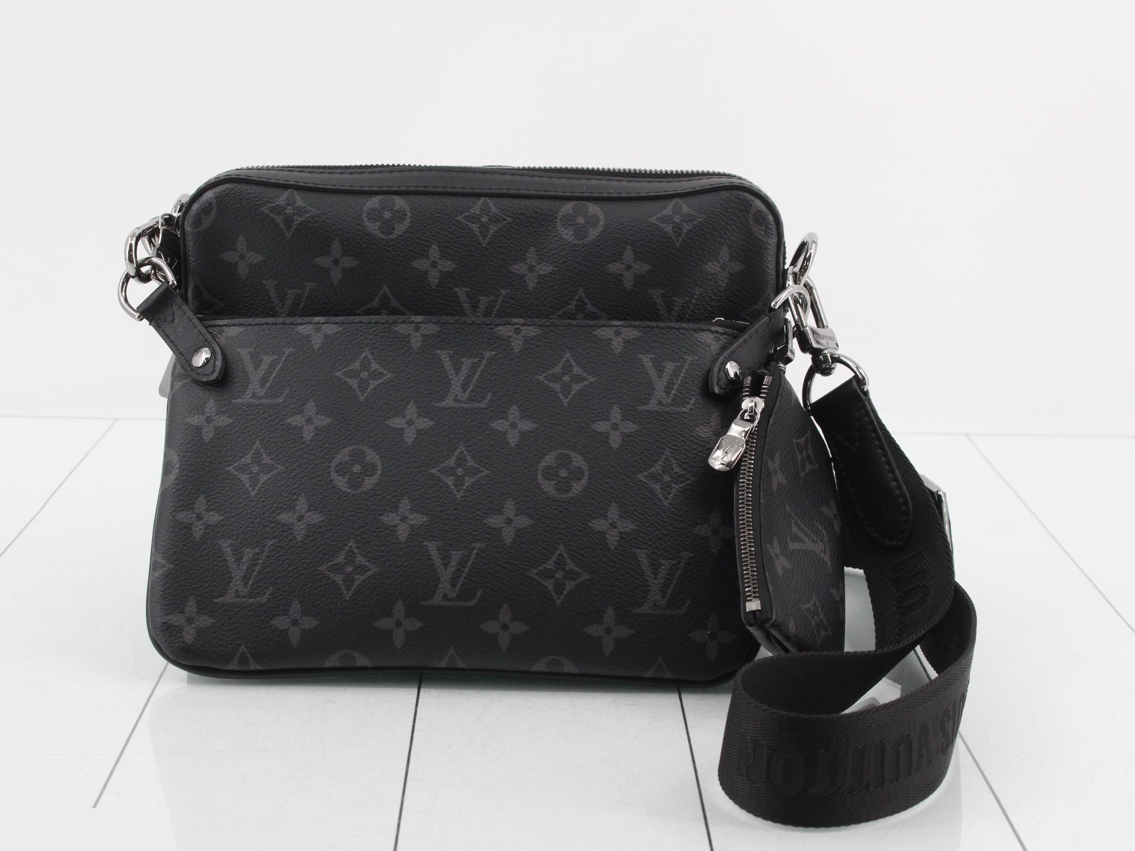 Monogram Eclipse Reverse Trio Messenger Shoulder Bag