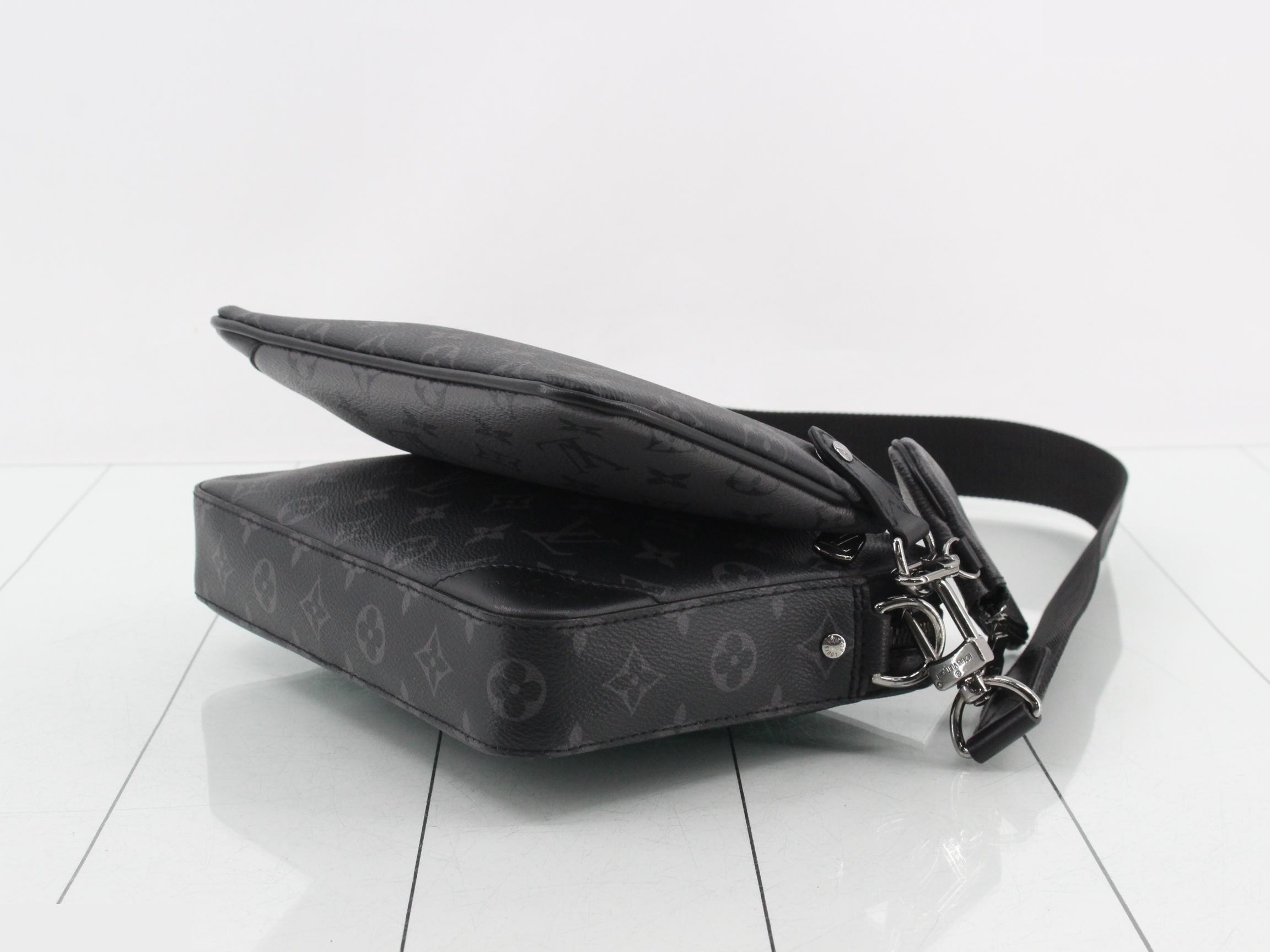 Monogram Eclipse Reverse Trio Messenger Shoulder Bag — view 6