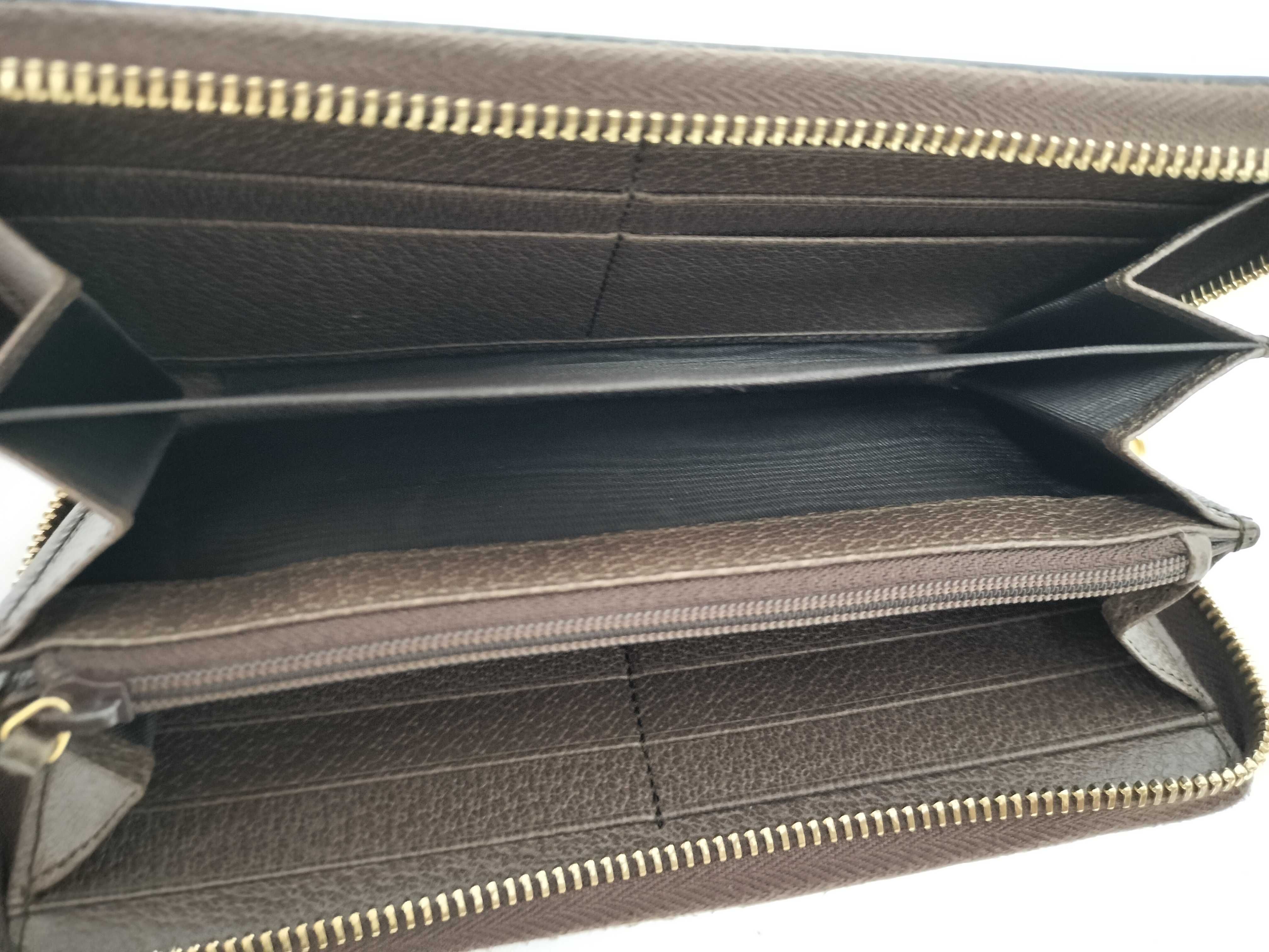 Long Wallet Round Zipper Wallet Marmont Ophidia Sherry Line Wallet — view 7