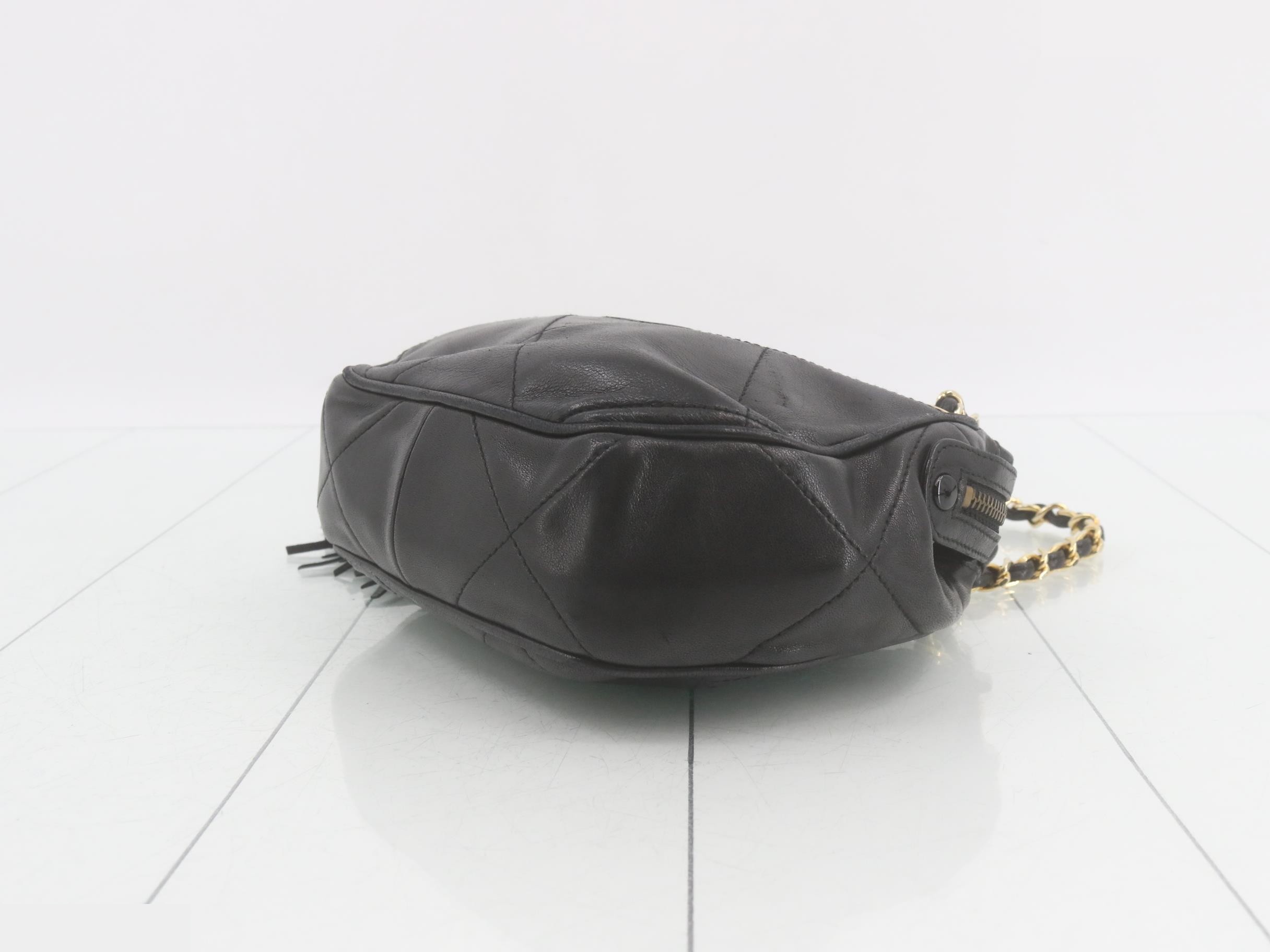 Lambskin fringe shoulder bag, item number 1. — view 6