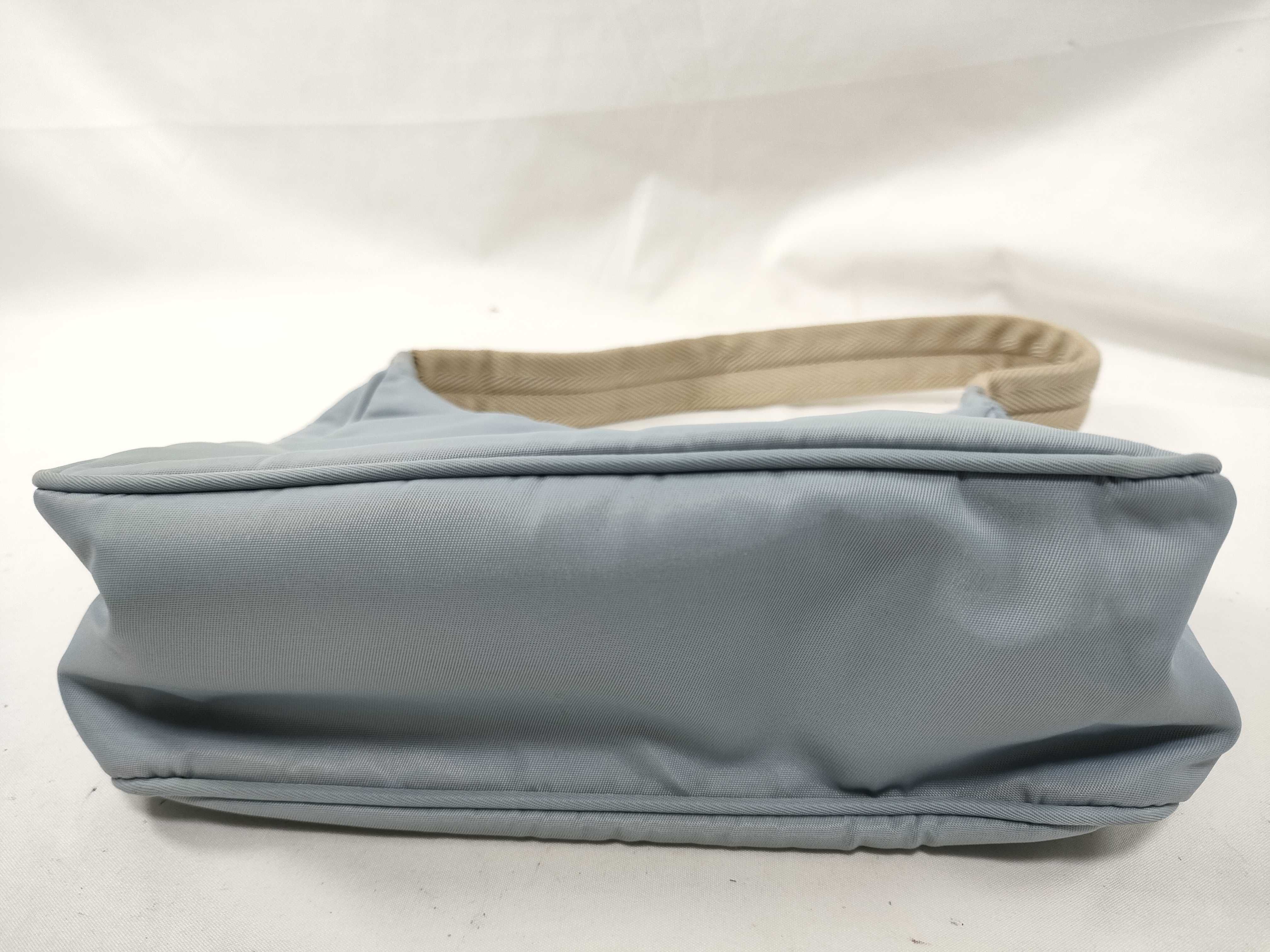 Nylon Handbag, Saxophone Blue Shoulder Bag — view 3