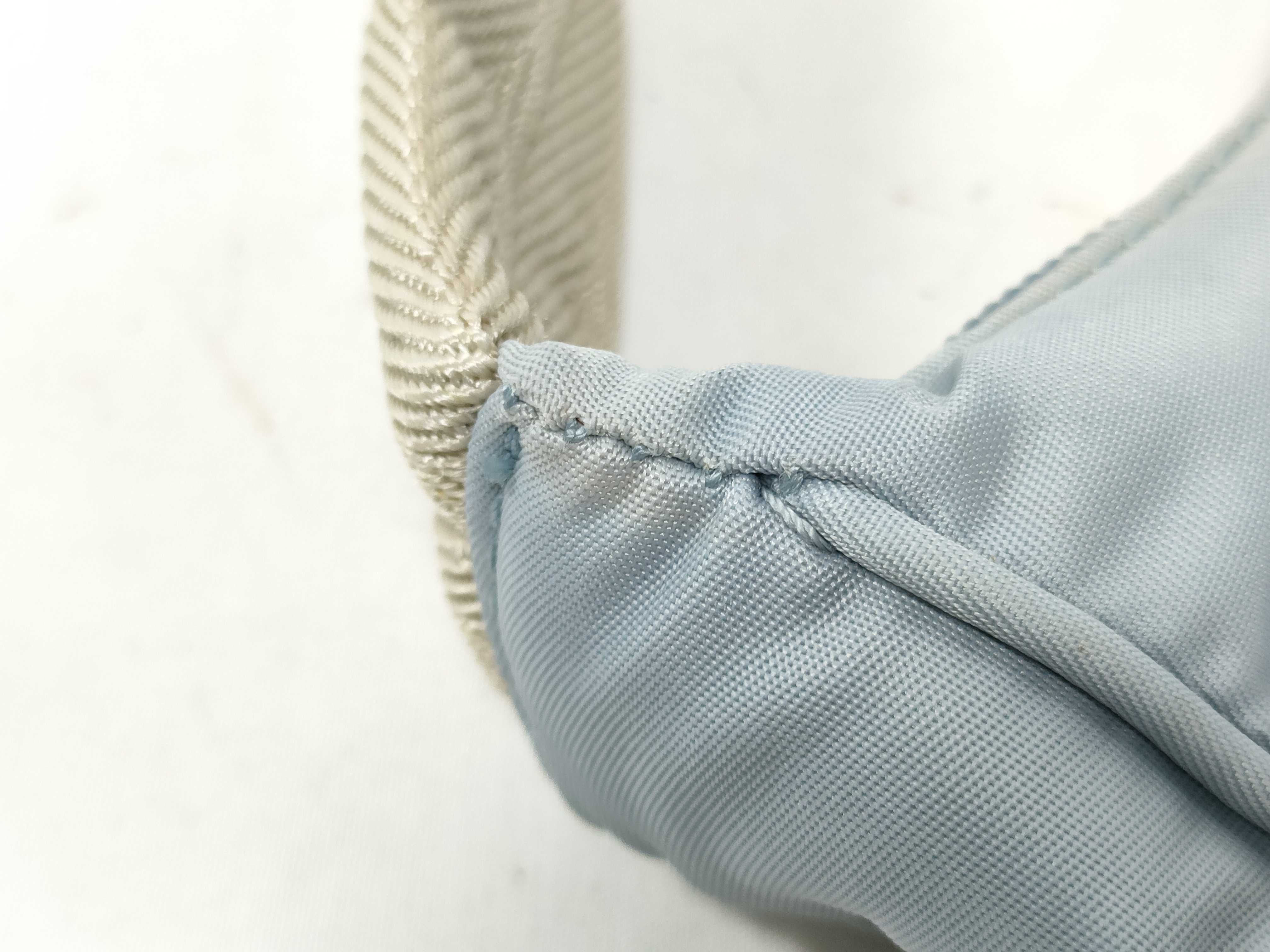Nylon Handbag, Saxophone Blue Shoulder Bag — view 9