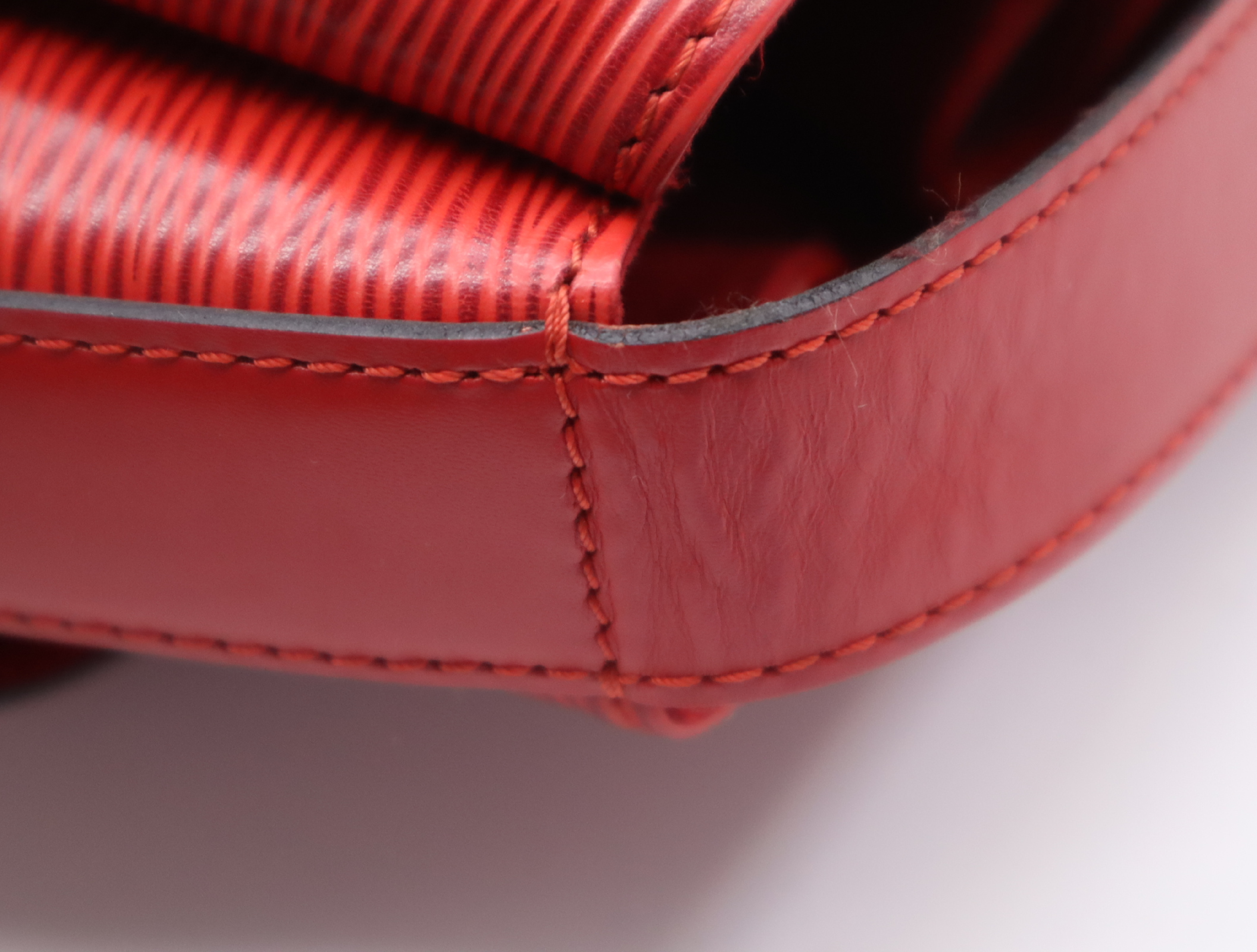 M80197 Episac Depaule PM Castilian Red Shoulder Bag — view 8