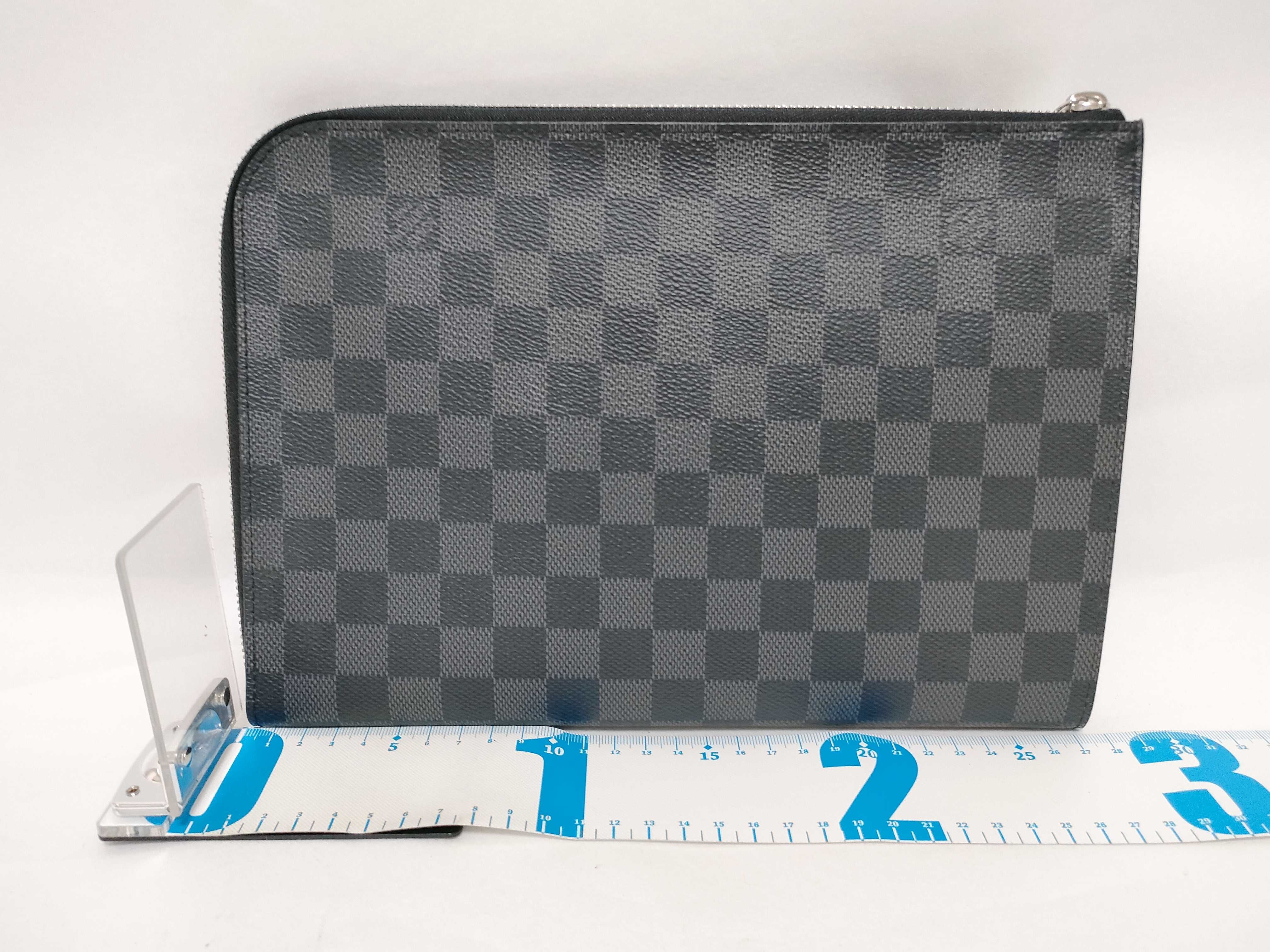 Damier Graphite Vuitton Pochette Jour PMN60113 Clutch Bag — view 2