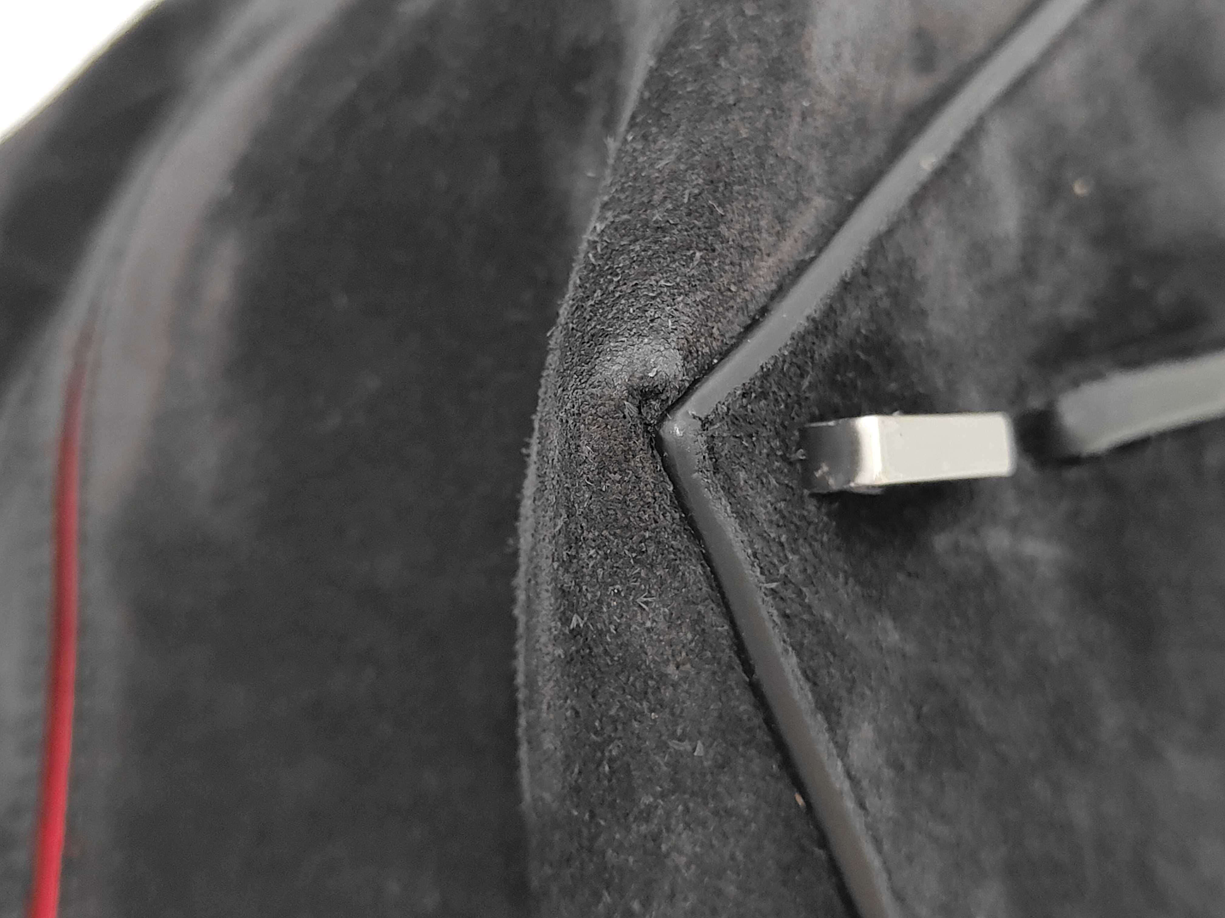 Ferragamo Hug Suede Black Shoulder Bag — view 4