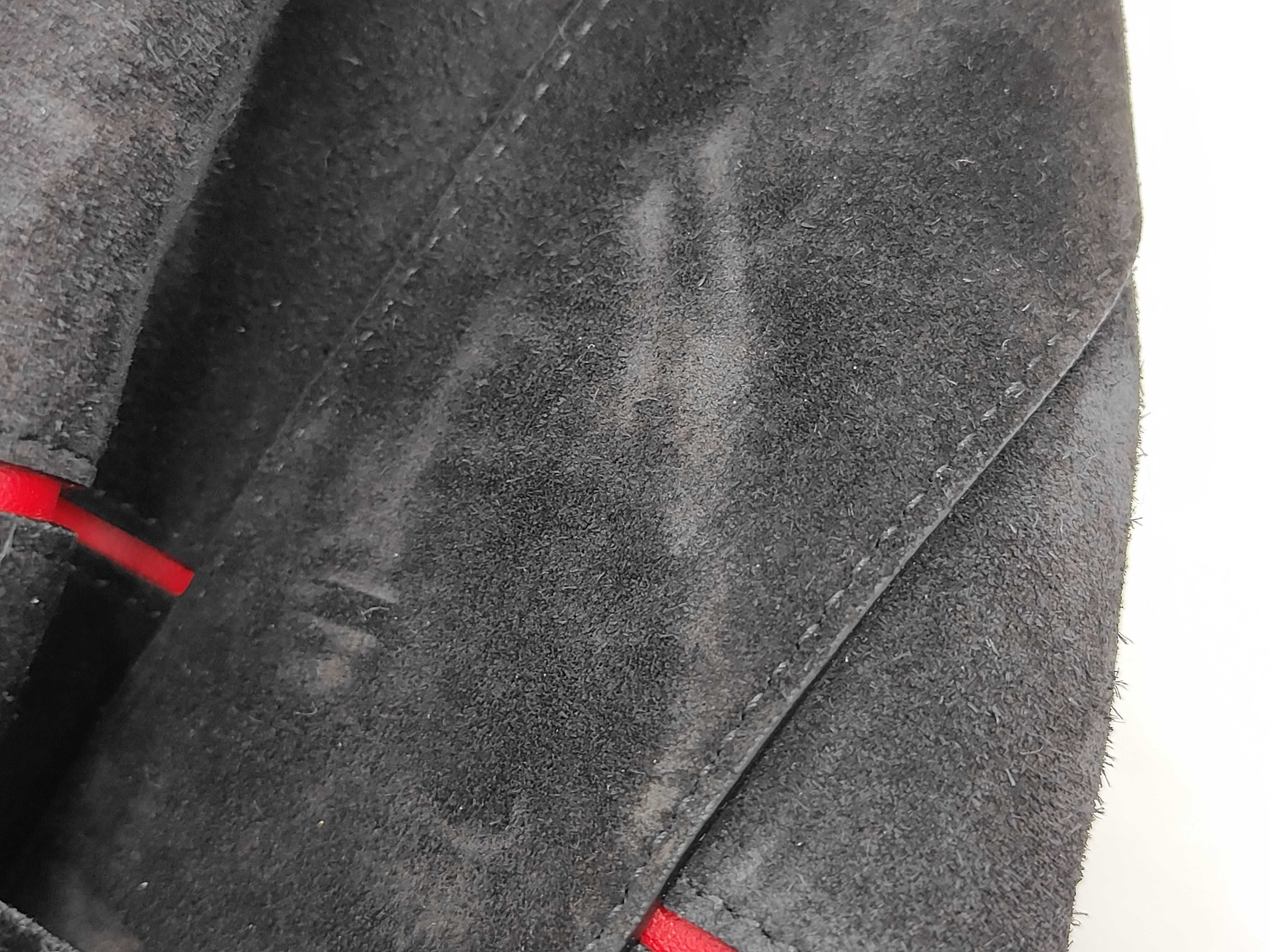 Ferragamo Hug Suede Black Shoulder Bag — view 10