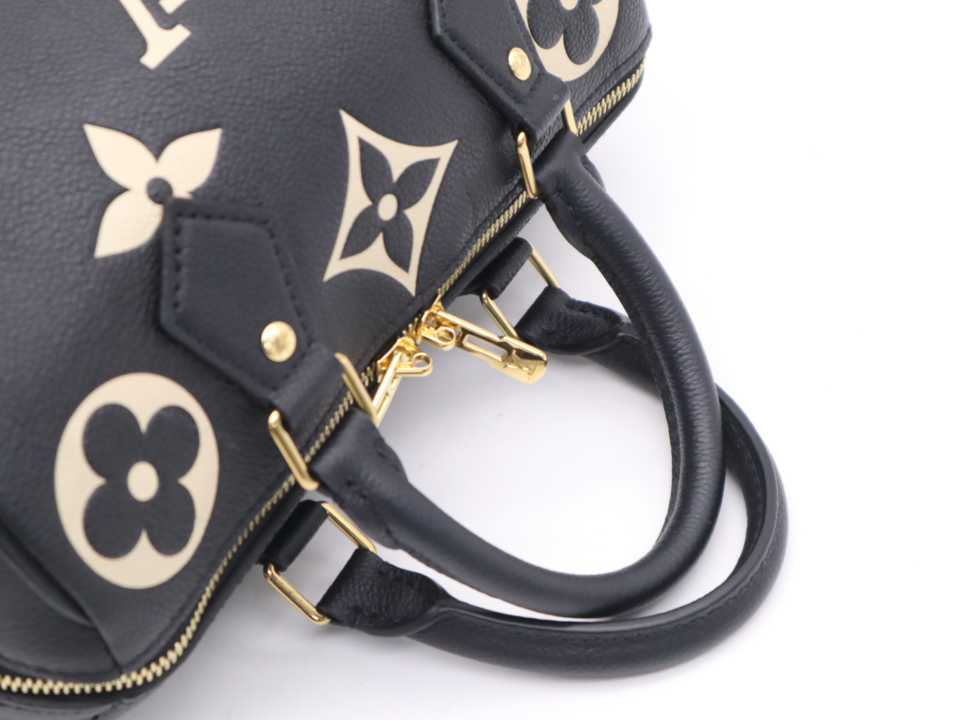 M58947 Empreinte Speedy 25 Bandoulière Bicolor Handbag with Padlock and 2 Keys (RFID Activated) — view 6
