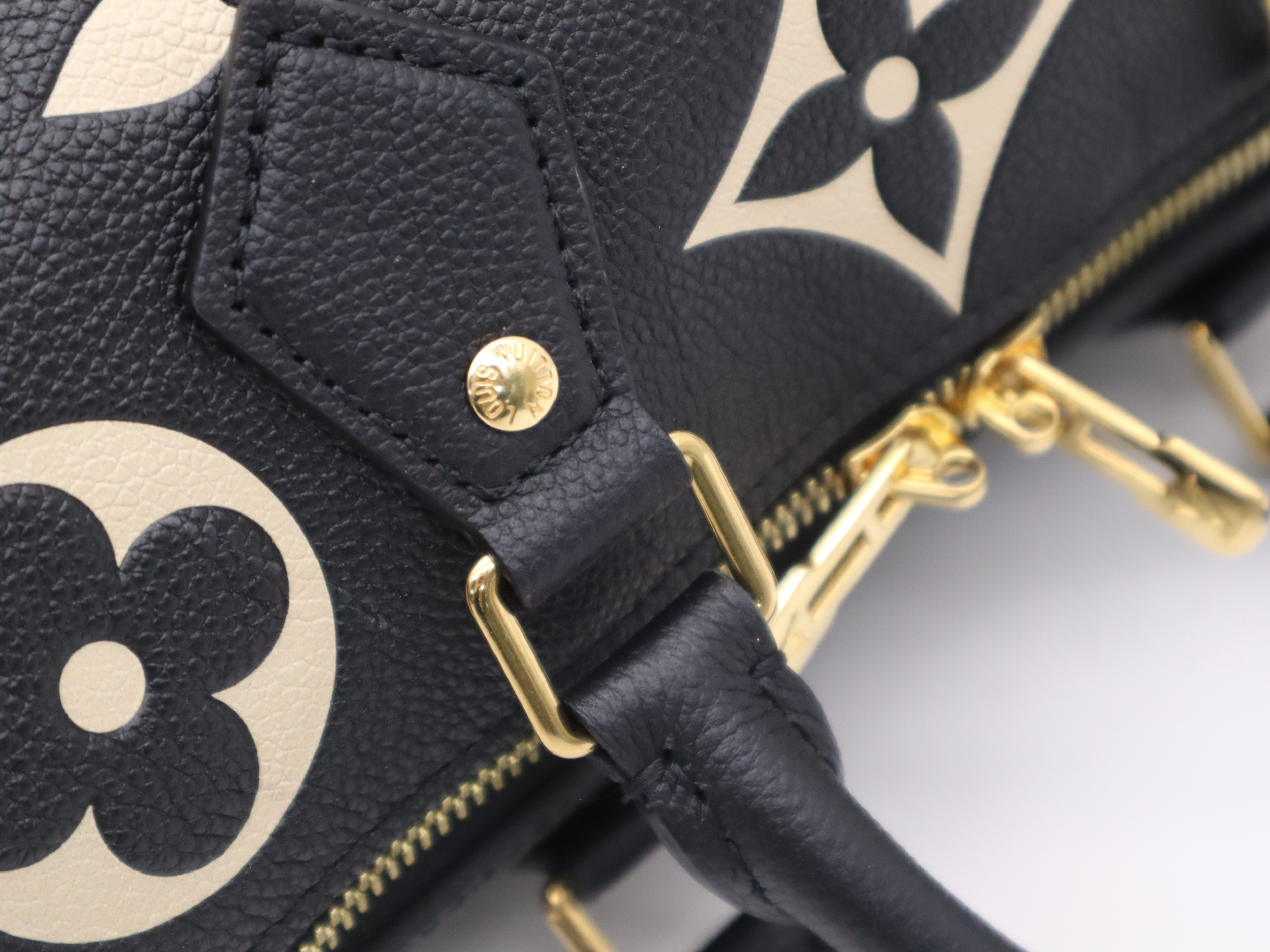 M58947 Empreinte Speedy 25 Bandoulière Bicolor Handbag with Padlock and 2 Keys (RFID Activated) — view 7