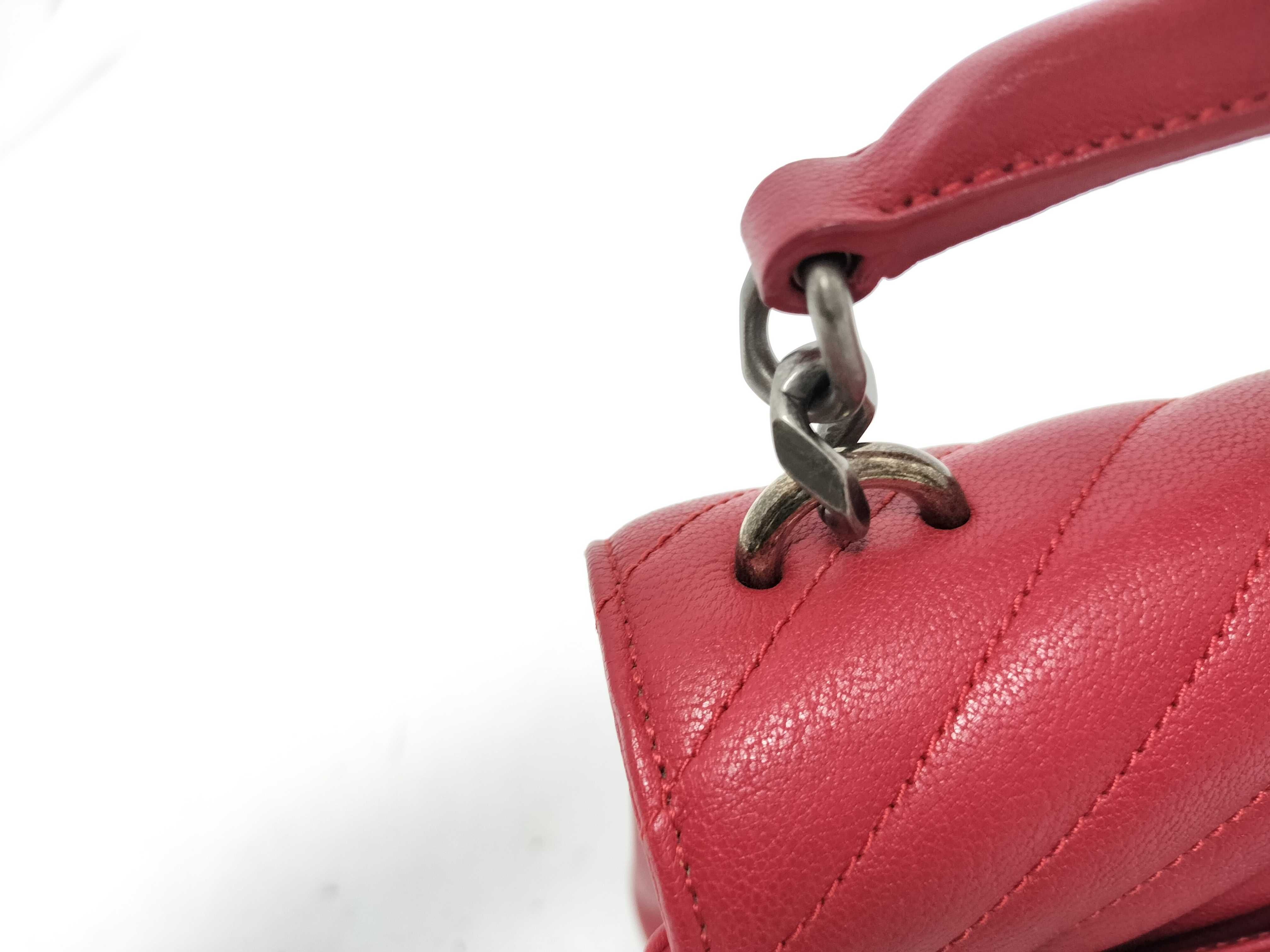 College V-Stitch 2-Way Handbag — view 5