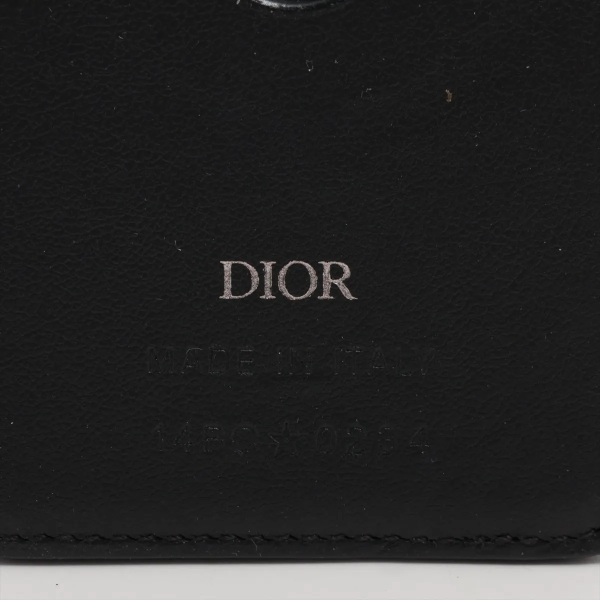 Oblique Canvas x Leather Card Case Black — view 3