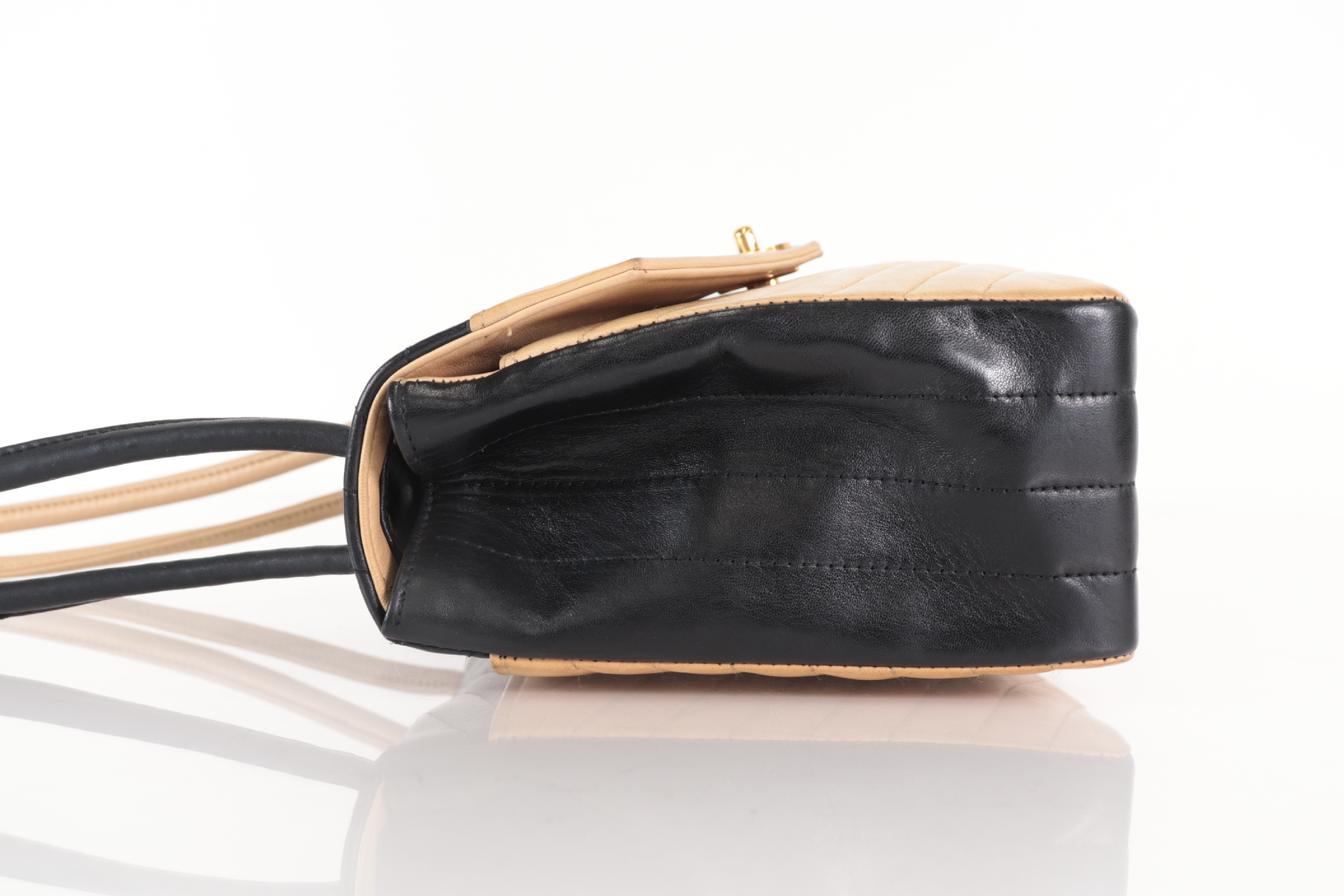 Chevron Lambskin Bicolor Shoulder Bag (Series 7) — view 4