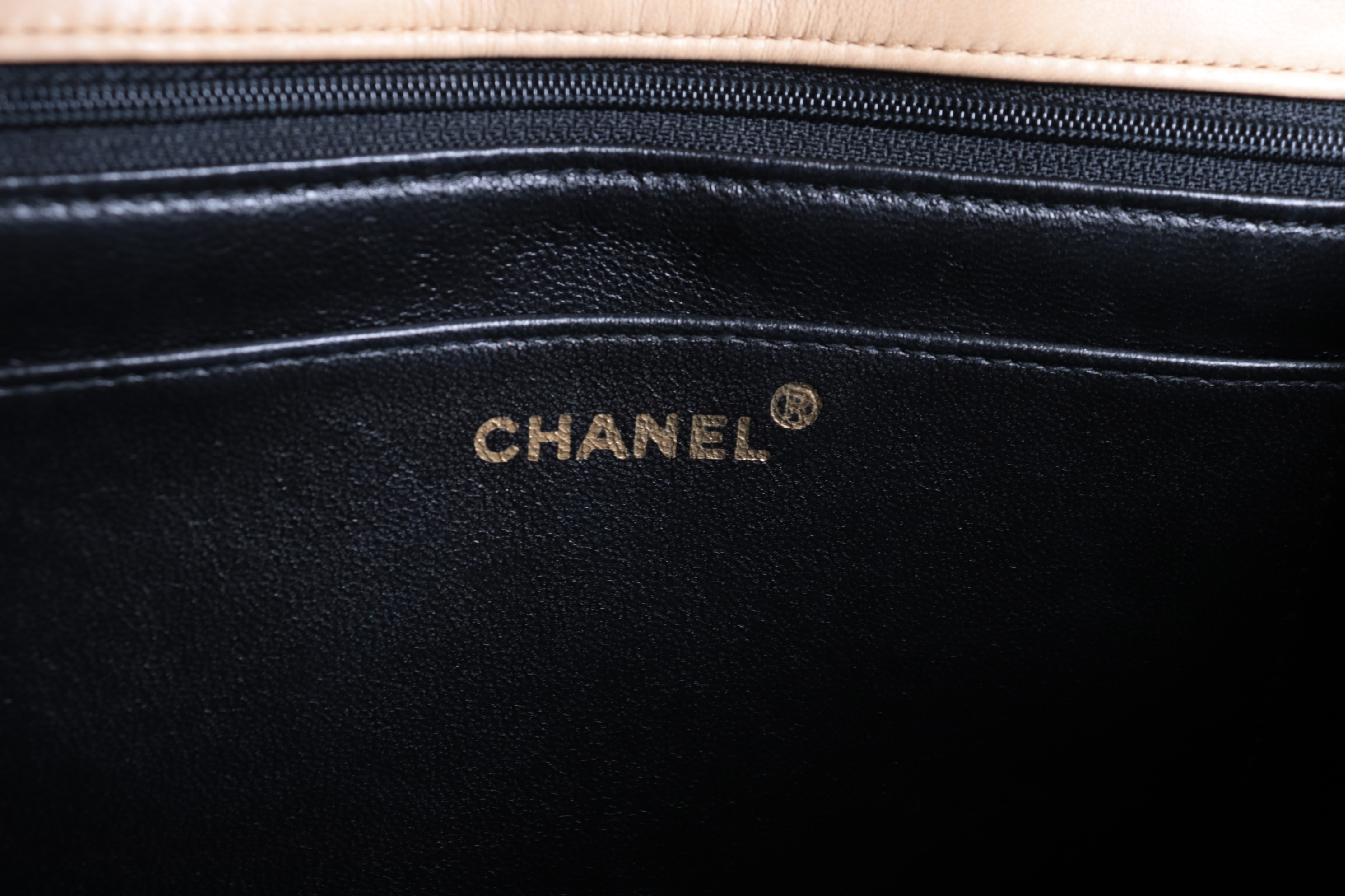 Chevron Lambskin Bicolor Shoulder Bag (Series 7) — view 8