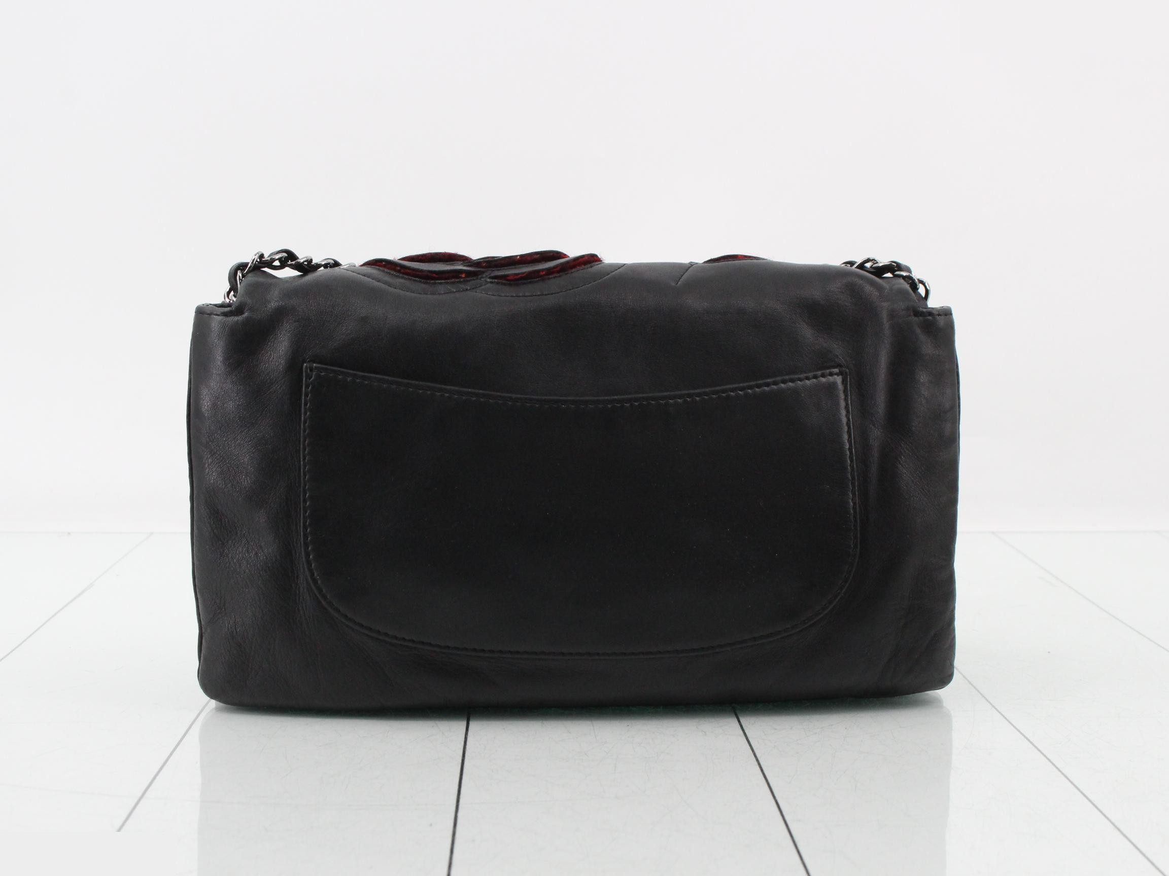 Camellia Lambskin Turnlock Chain Shoulder Bag — view 2