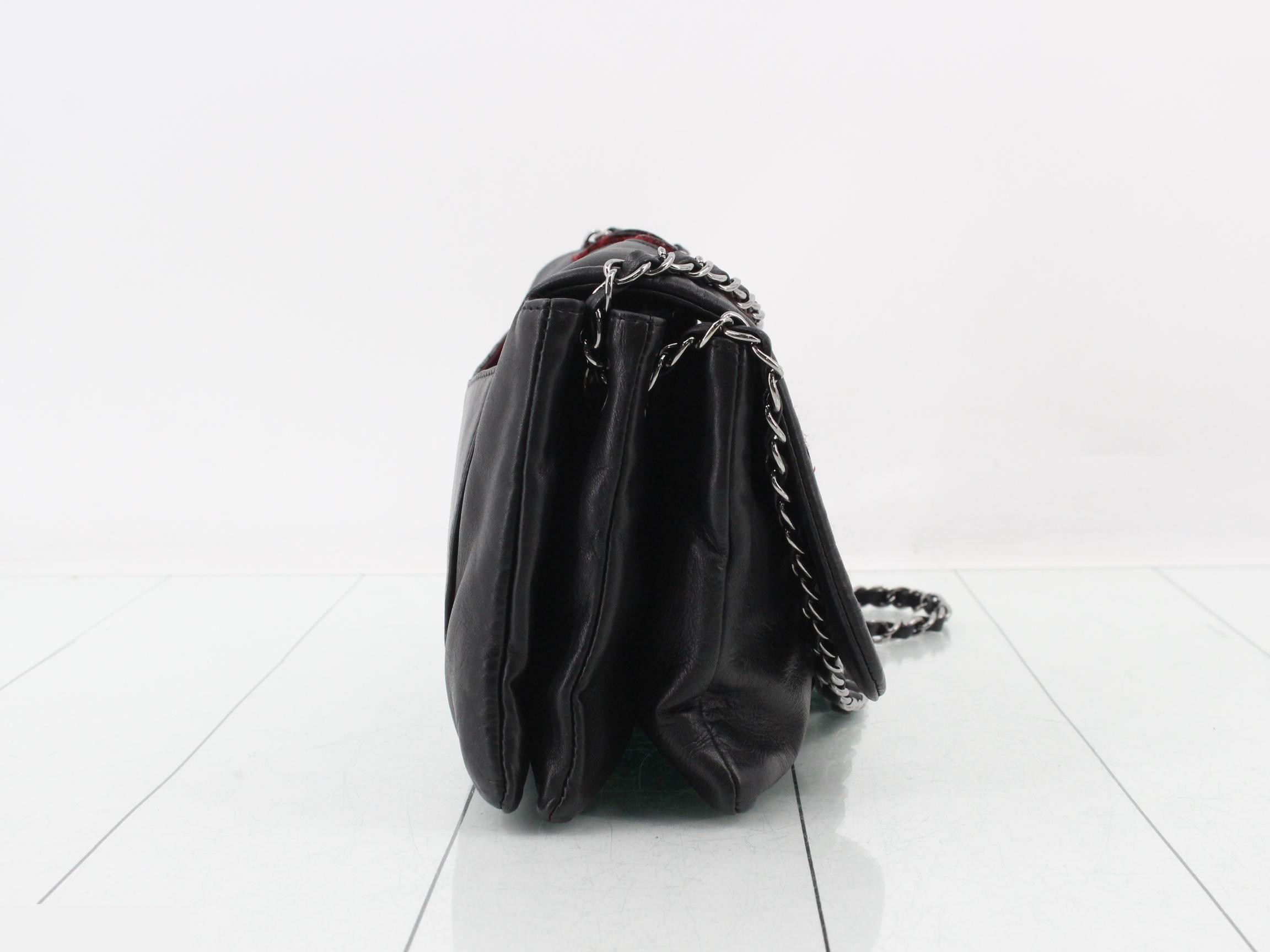 Camellia Lambskin Turnlock Chain Shoulder Bag — view 4