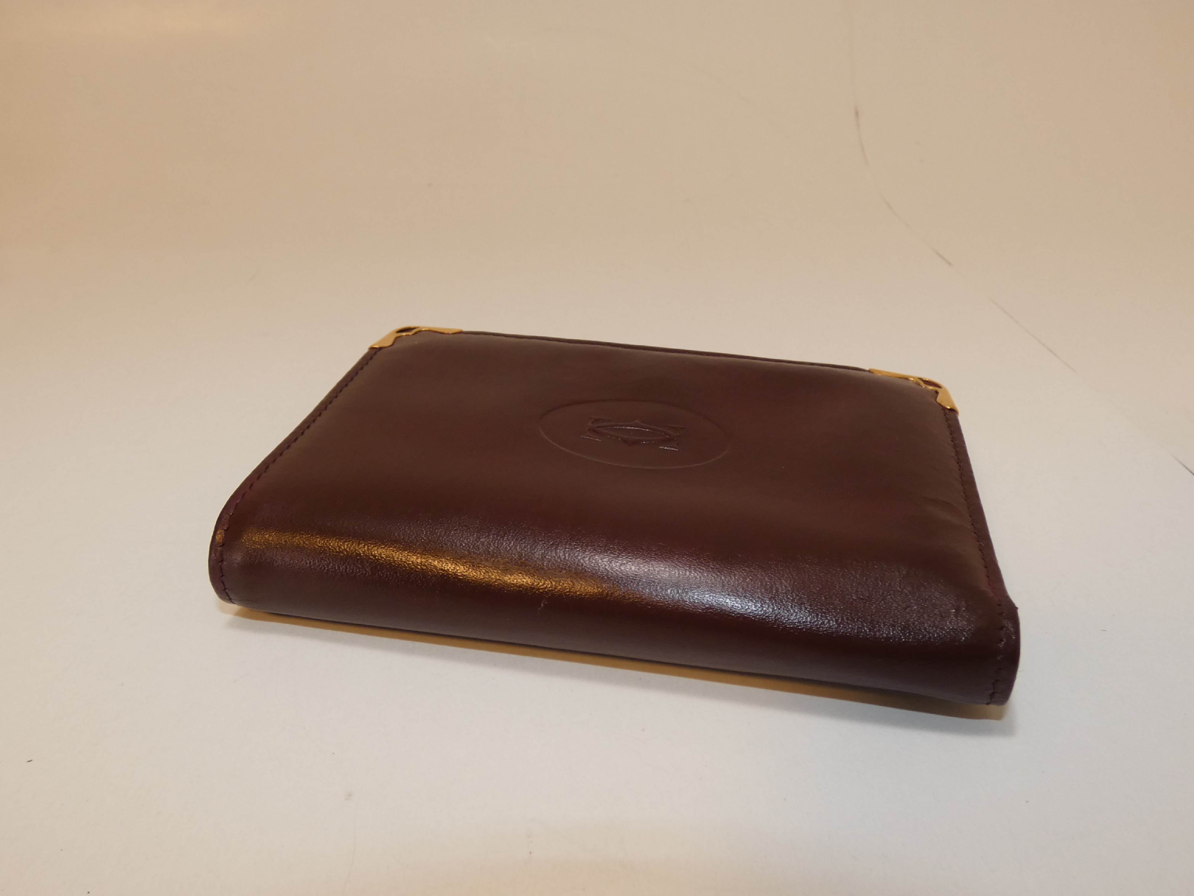 Bordeaux Tri-fold Wallet, Billfold, Card Case — view 4