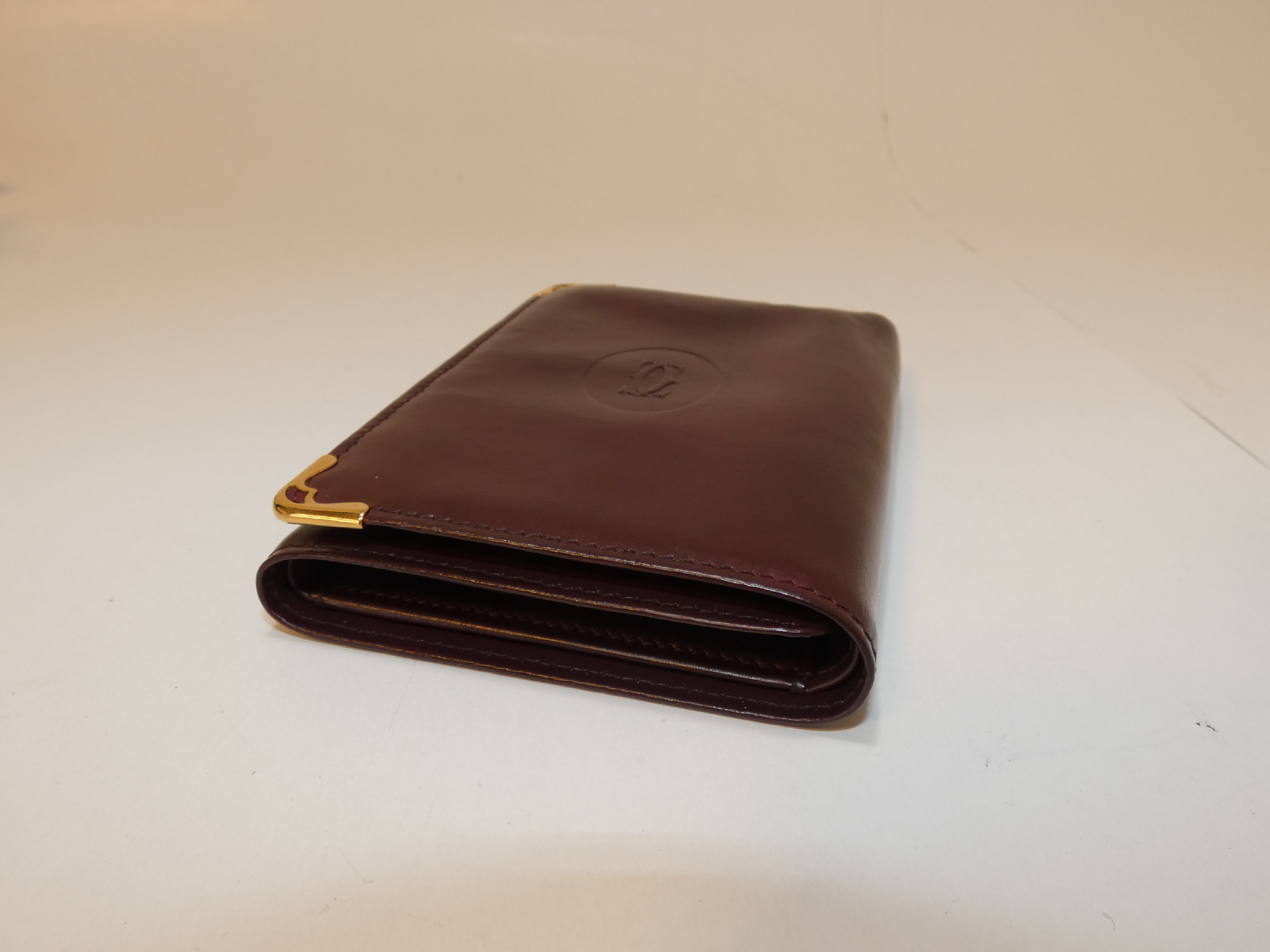 Bordeaux Tri-fold Wallet, Billfold, Card Case — view 5