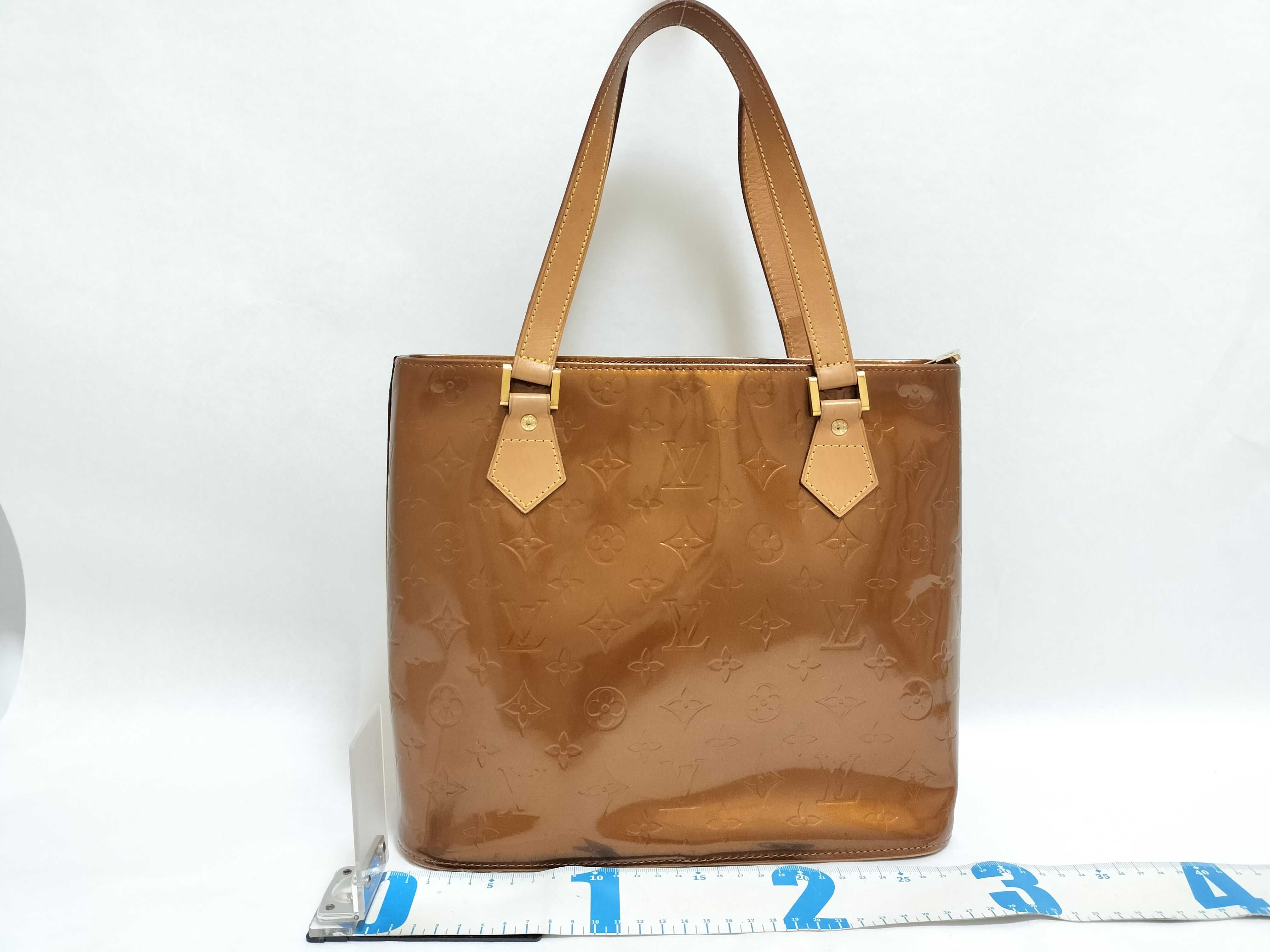Vernis Louis Vuitton Monogram Vernis Houston Bronze M91122 LM0081 Tote Bag — view 2