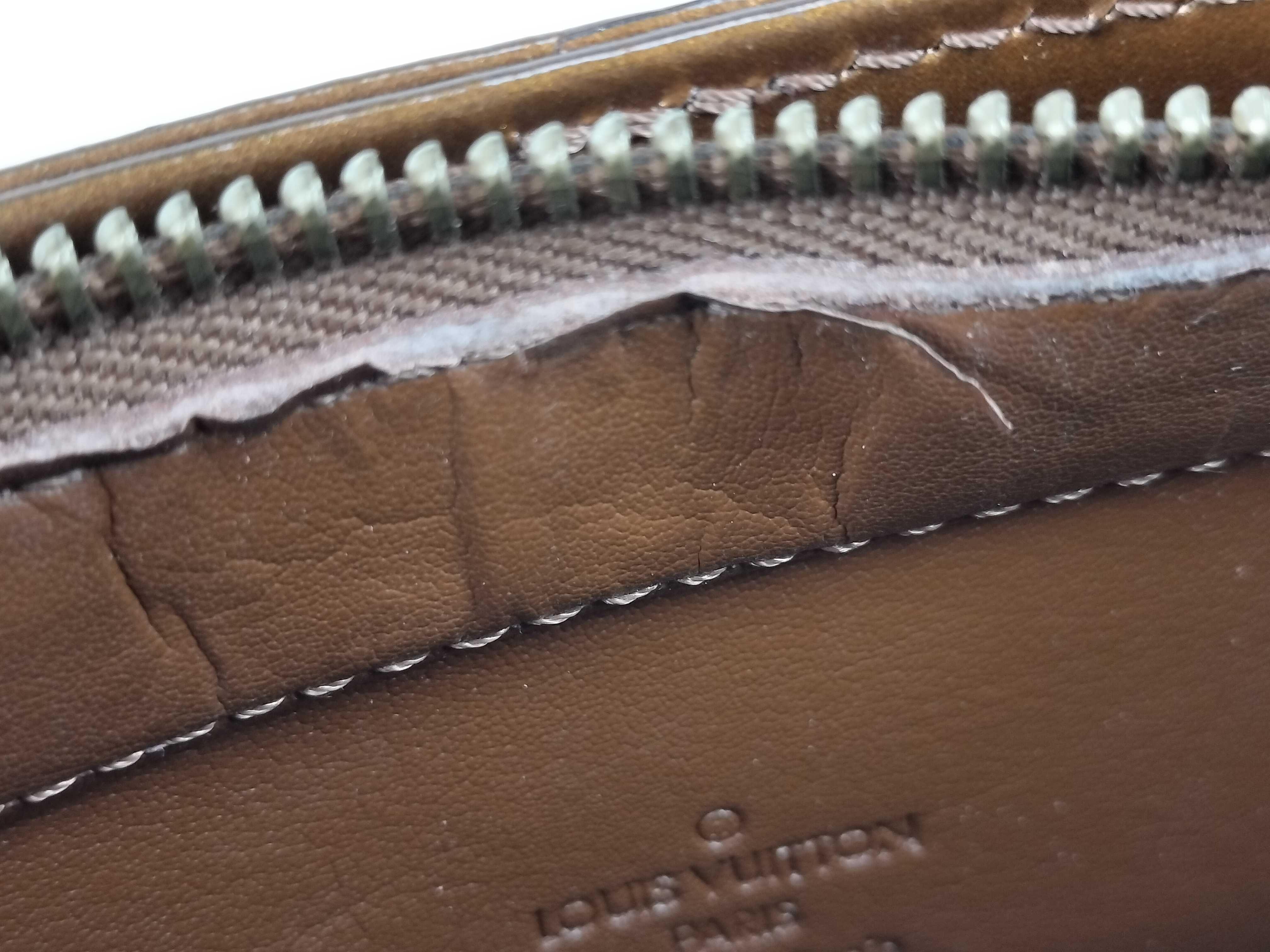 Vernis Louis Vuitton Monogram Vernis Houston Bronze M91122 LM0081 Tote Bag — view 13