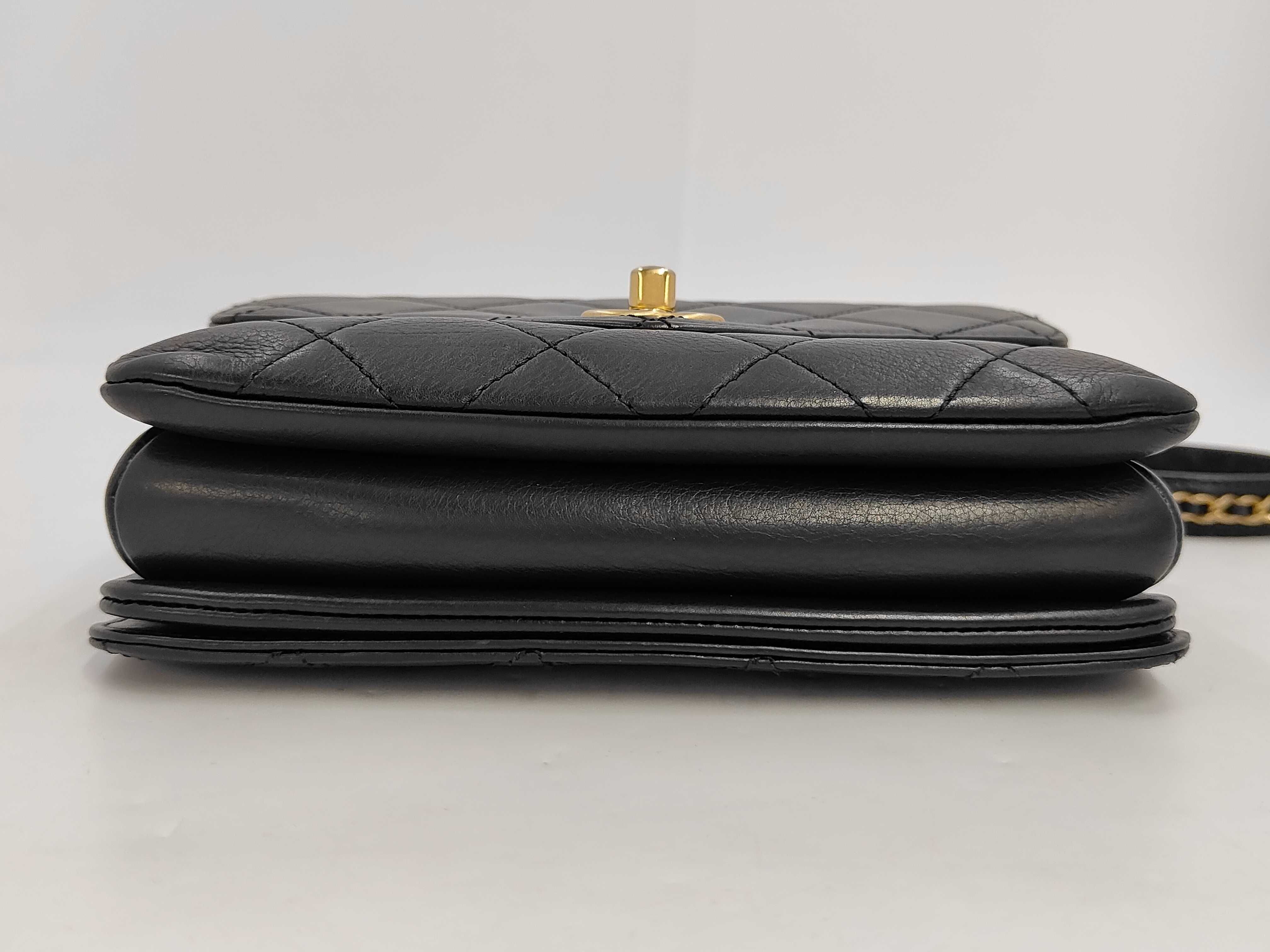 Matelassé Top Handle Shoulder Bag — view 4