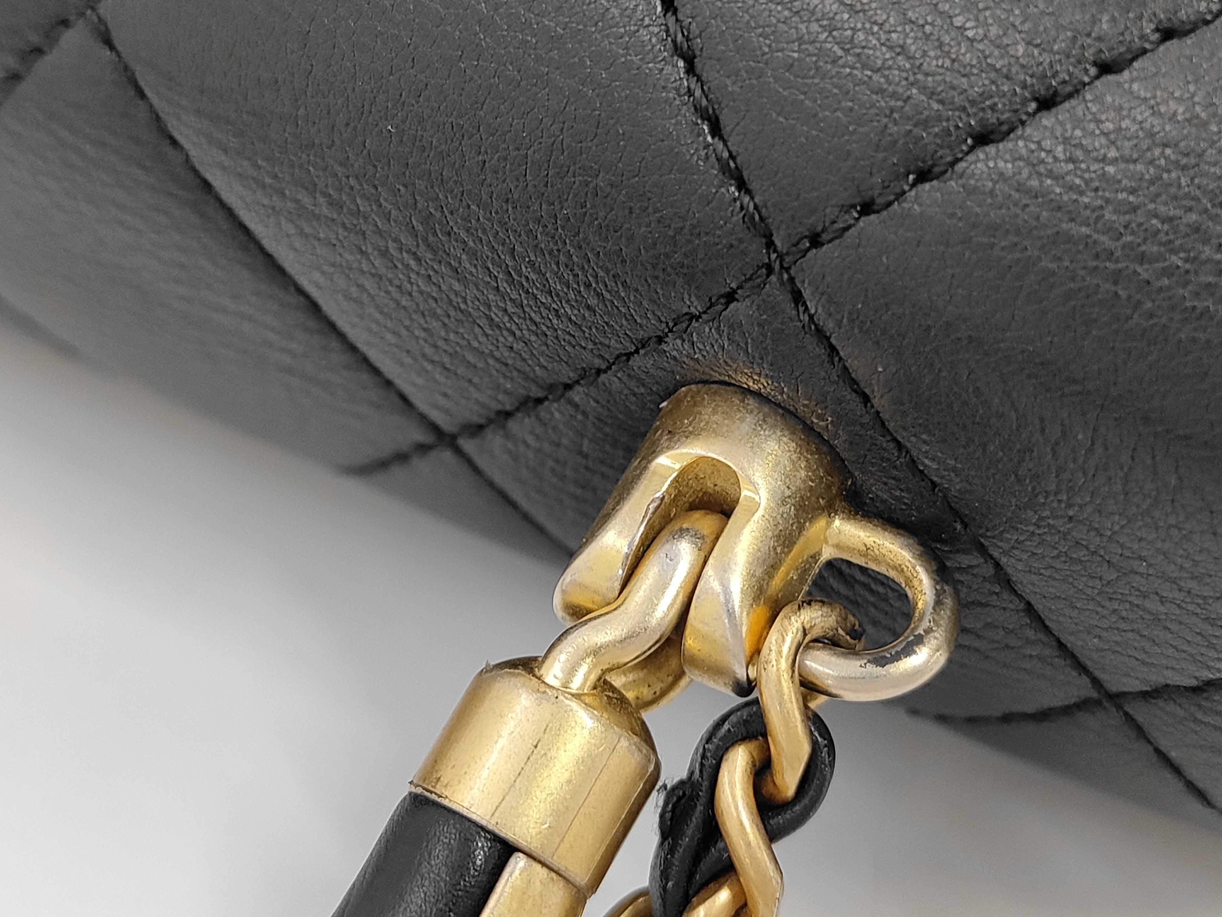 Matelassé Top Handle Shoulder Bag — view 6