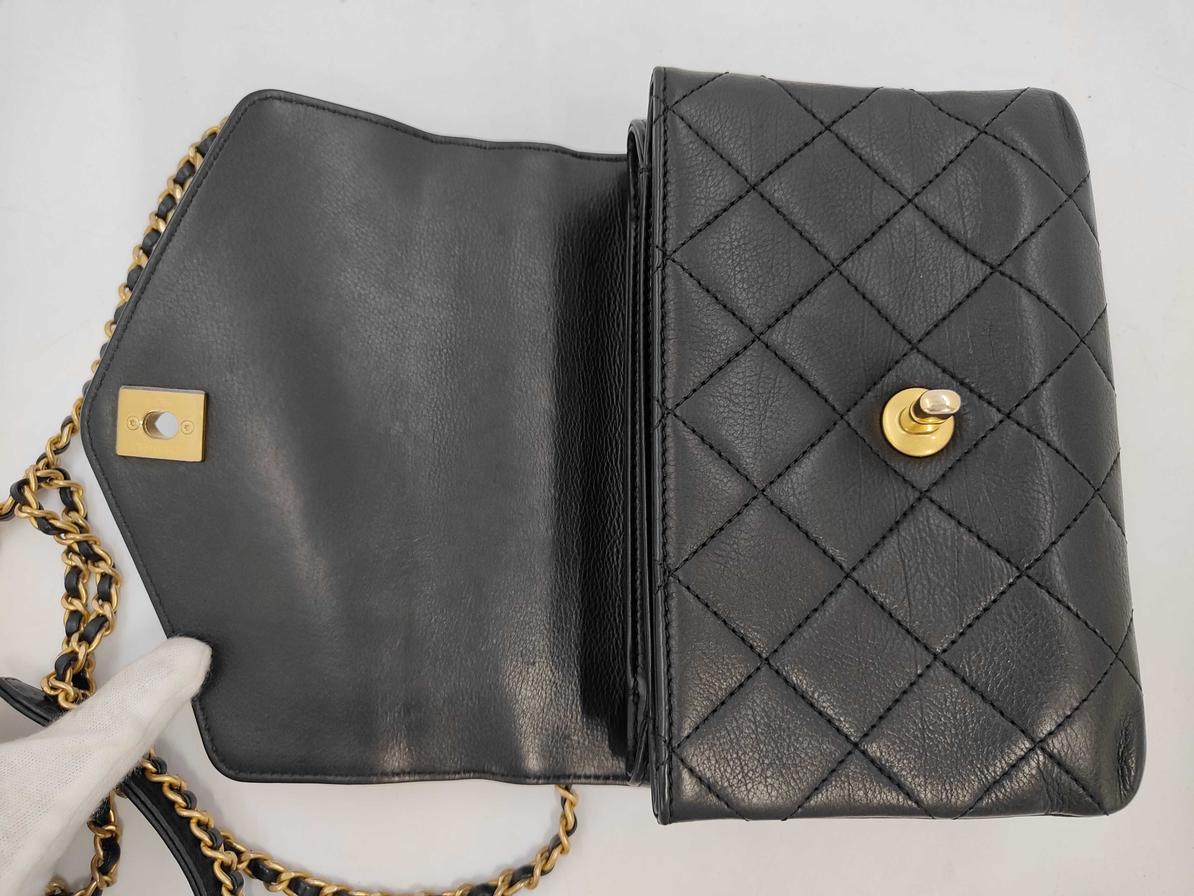 Matelassé Top Handle Shoulder Bag — view 9