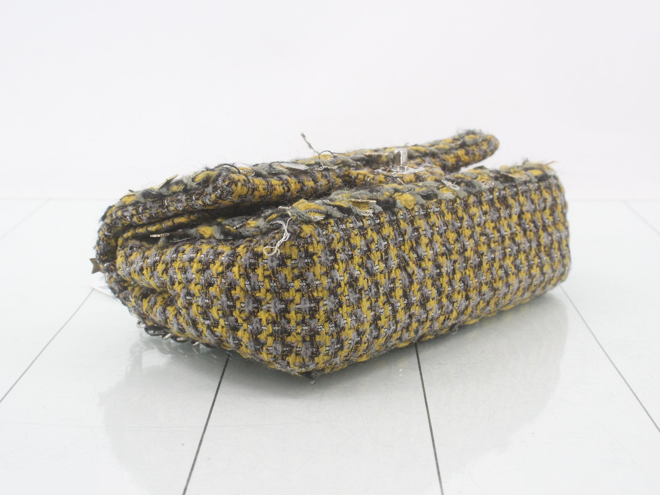 Matelassé Tweed Double Flap — view 5