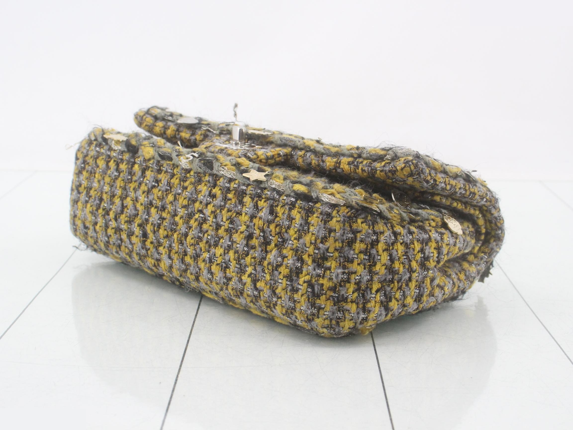 Matelassé Tweed Double Flap — view 6