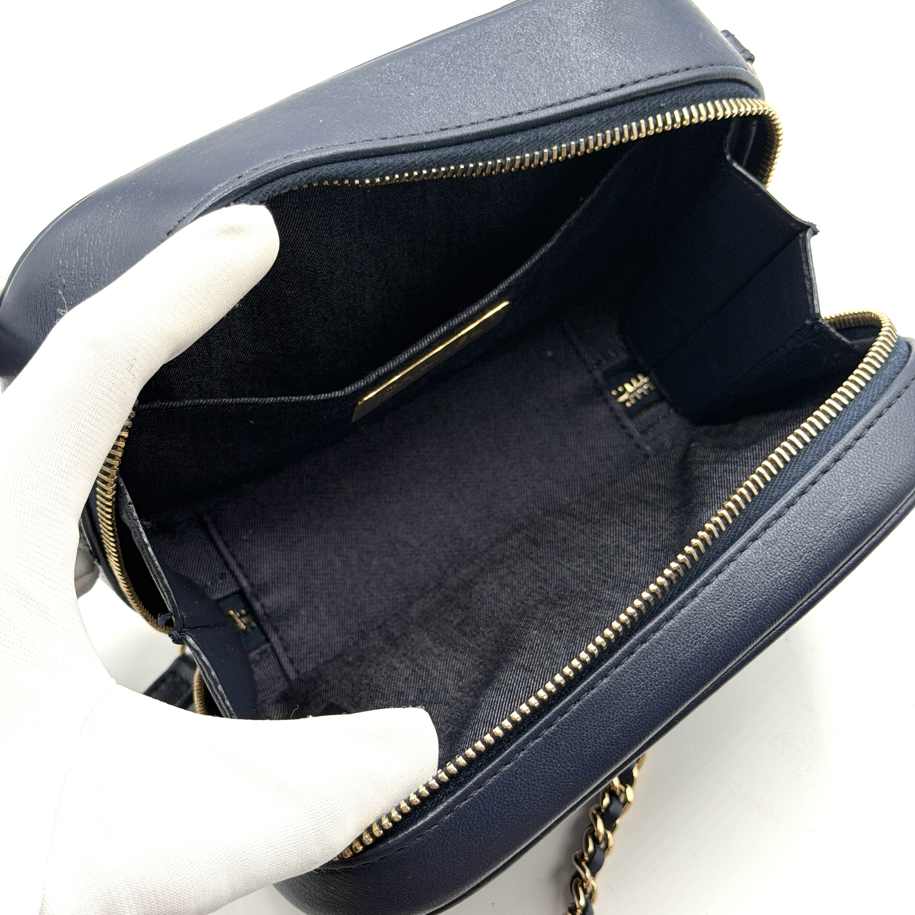 Large Coco Round Matelassé Shoulder Bag — view 13