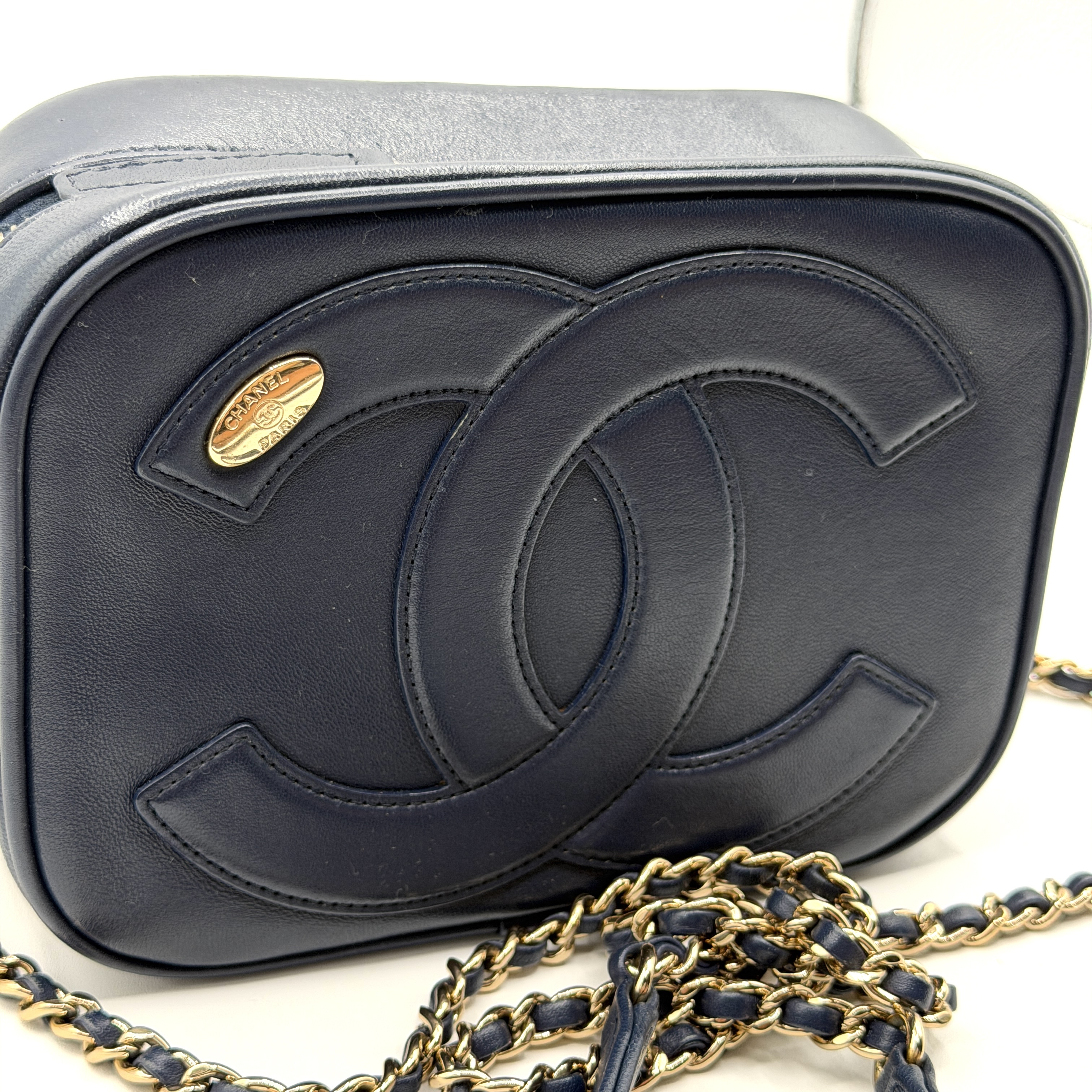 Large Coco Round Matelassé Shoulder Bag — view 5