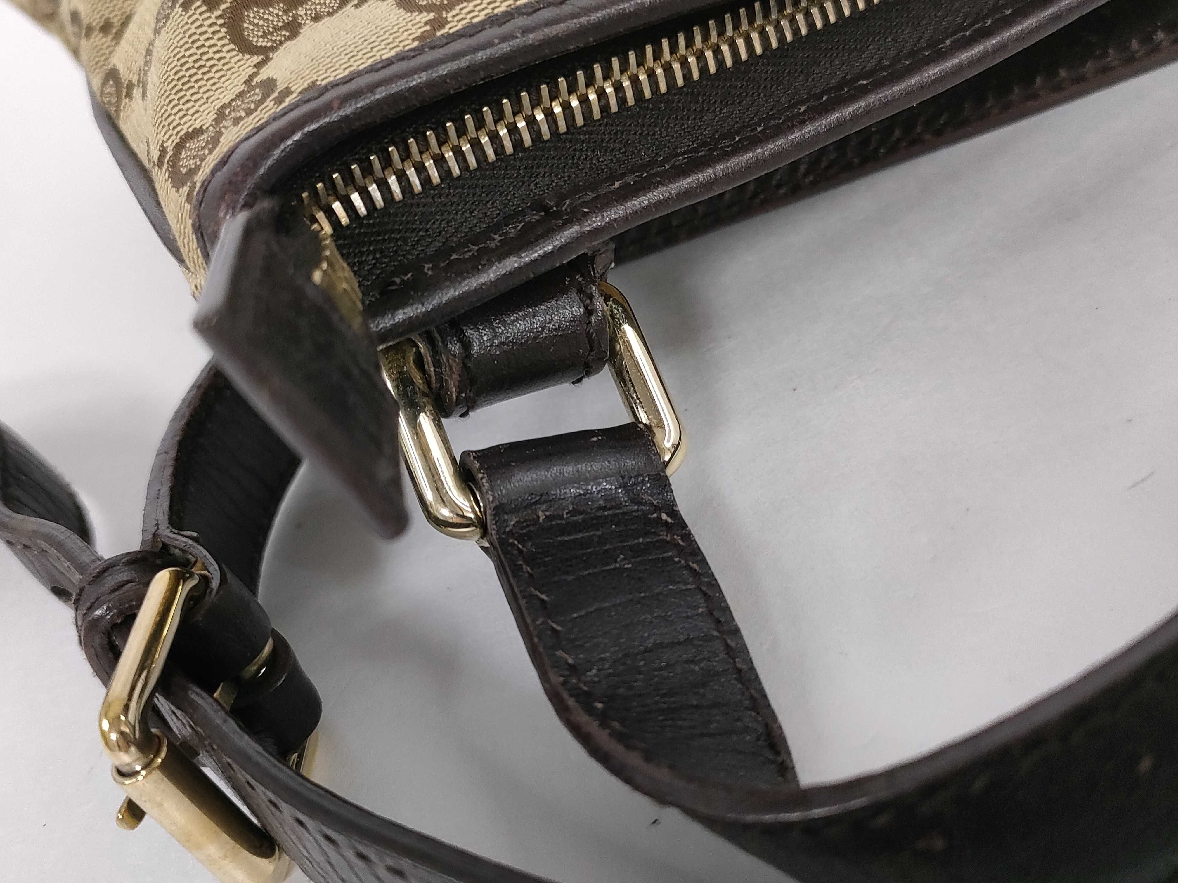 GG Canvas Gucci 144388 GG Canvas Sherry Line Shoulder Bag — view 5