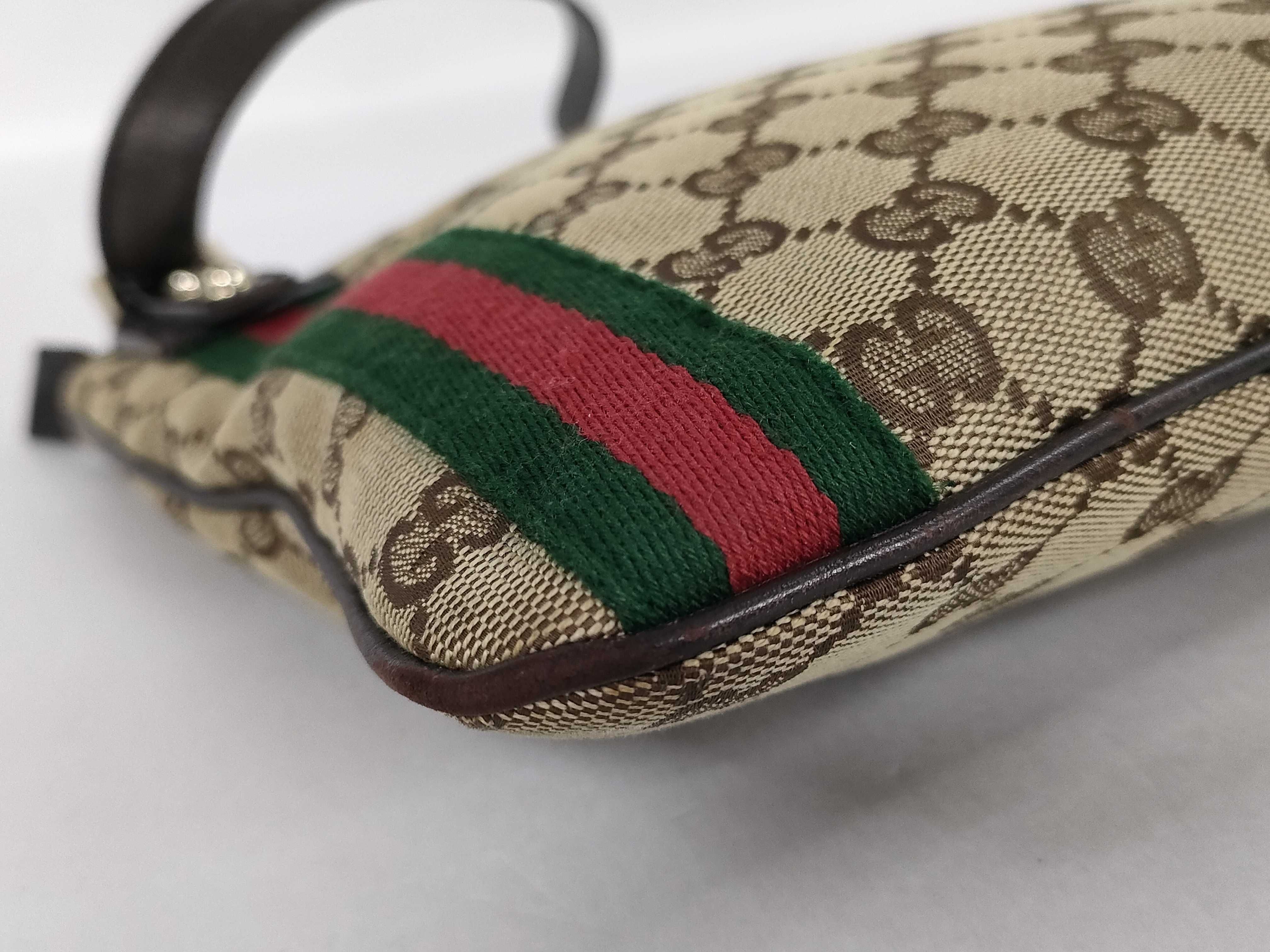 GG Canvas Gucci 144388 GG Canvas Sherry Line Shoulder Bag — view 6
