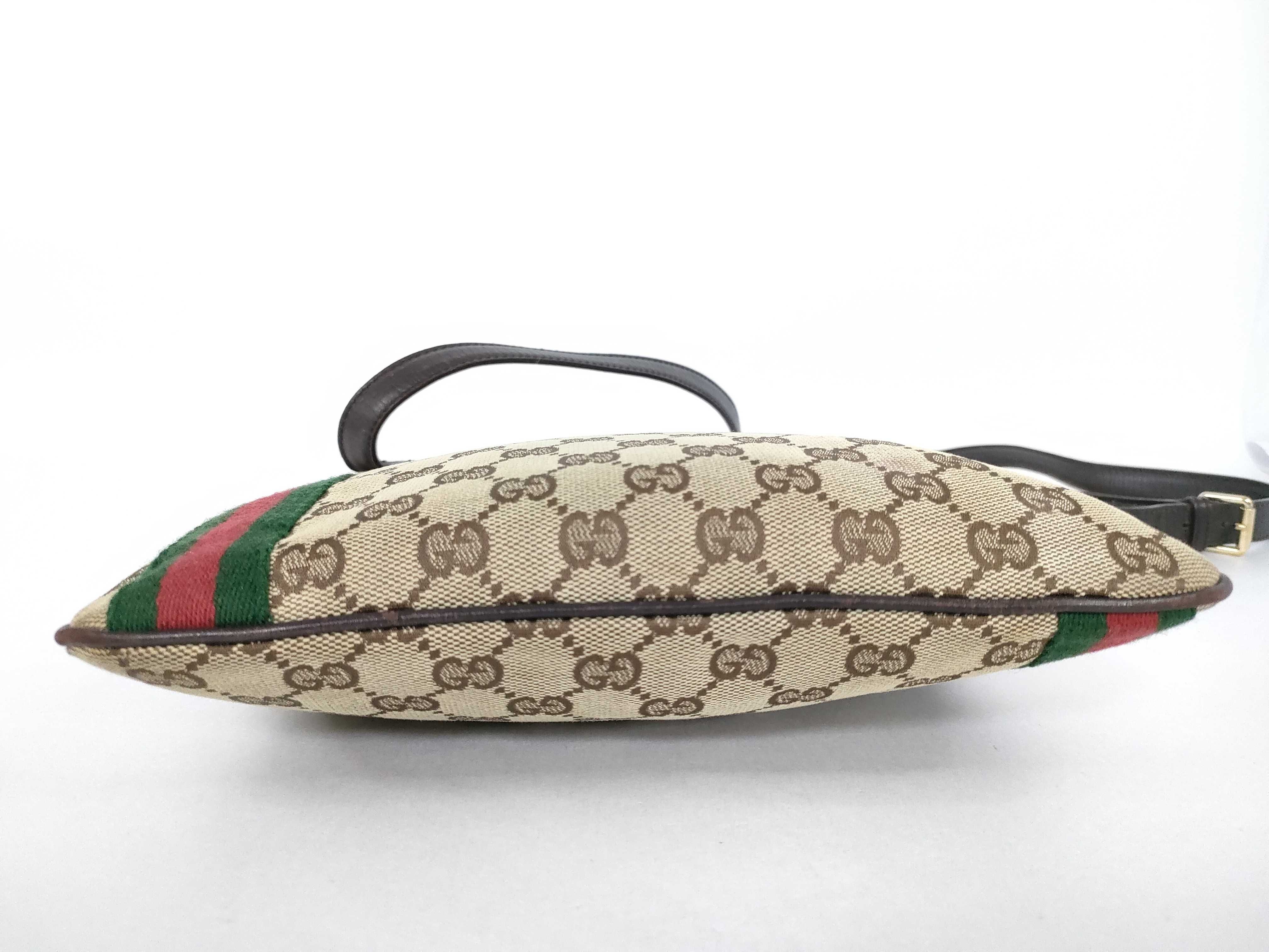 GG Canvas Gucci 144388 GG Canvas Sherry Line Shoulder Bag — view 7