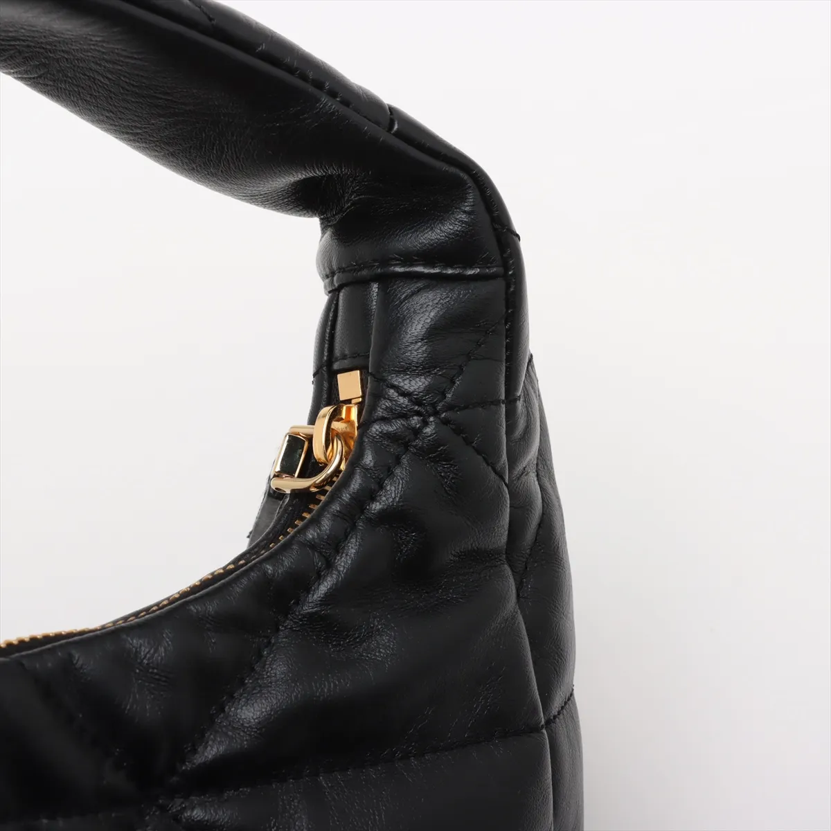 Spectrum Leather Handbag Black 1BC187 — view 11