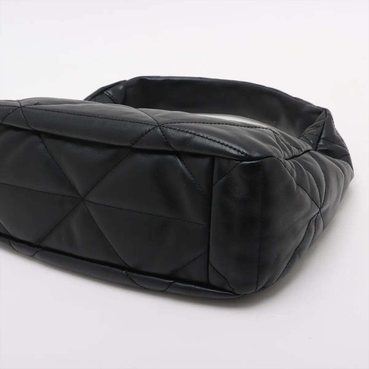 Spectrum Leather Handbag Black 1BC187 — view 3