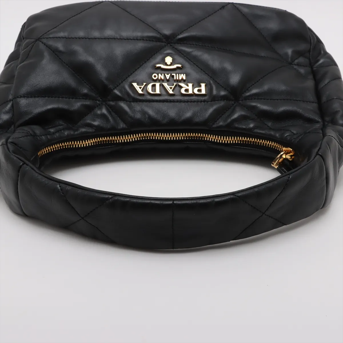 Spectrum Leather Handbag Black 1BC187 — view 5