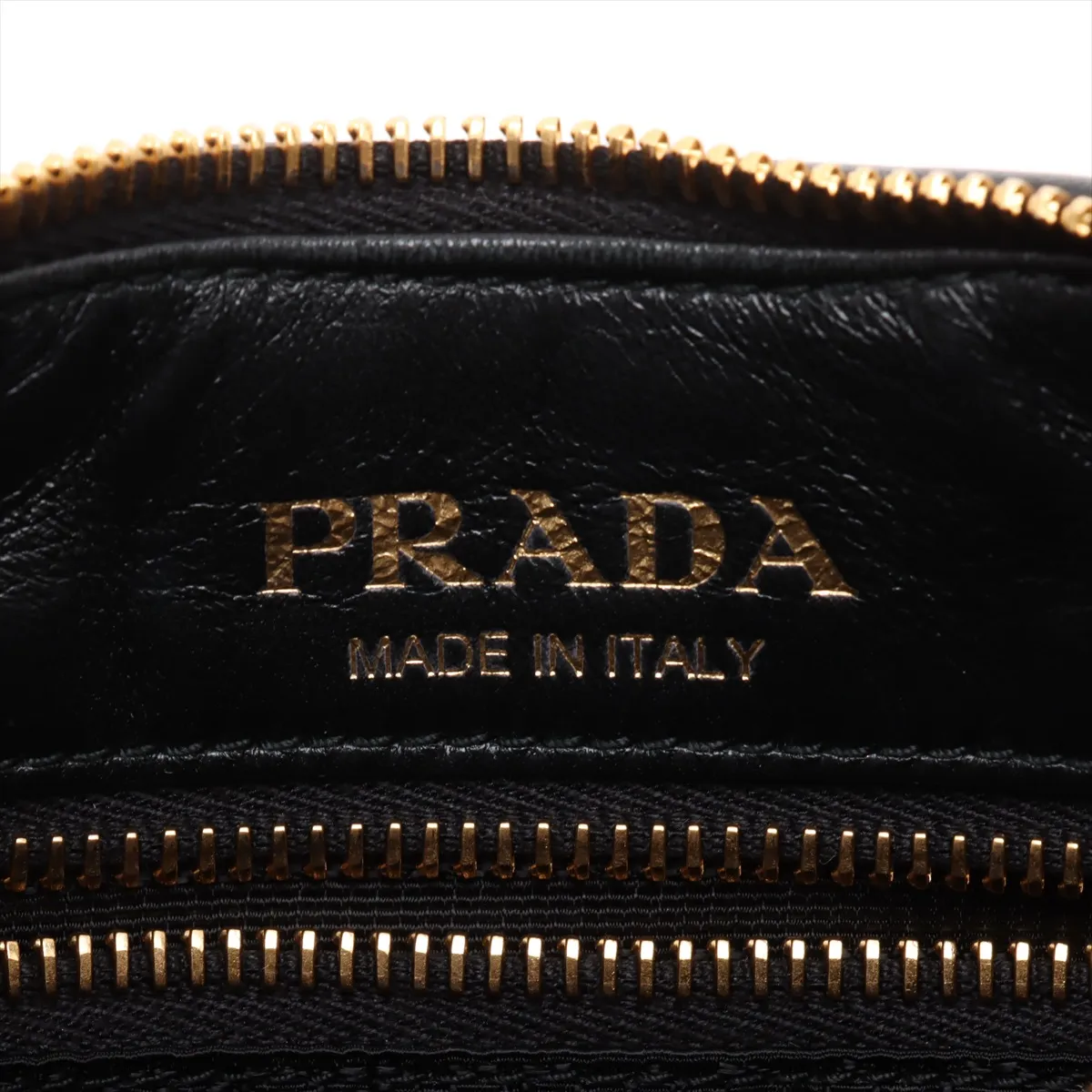 Spectrum Leather Handbag Black 1BC187 — view 9