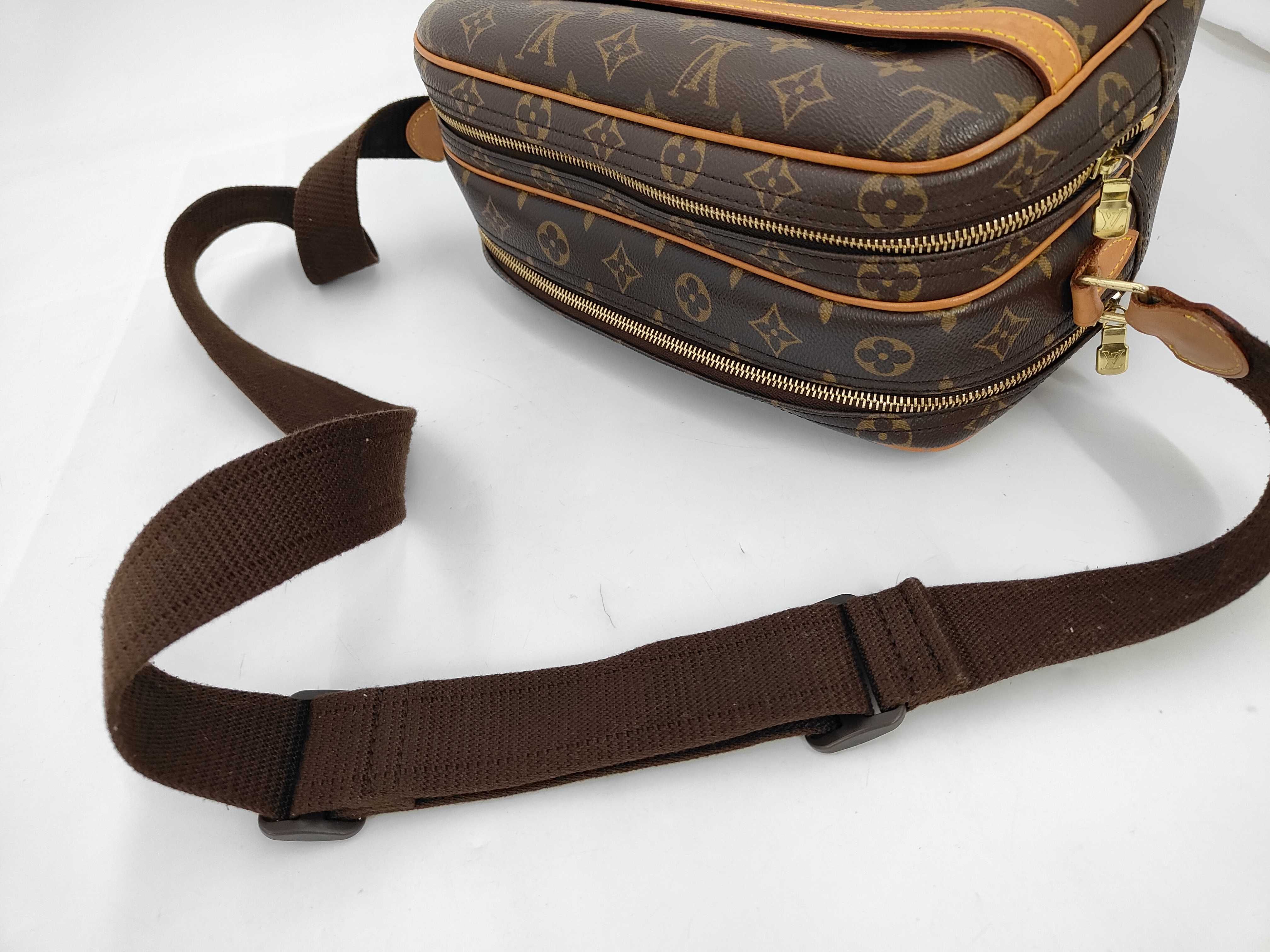 Monogram Vuitton Reporter Shoulder Bag — view 4