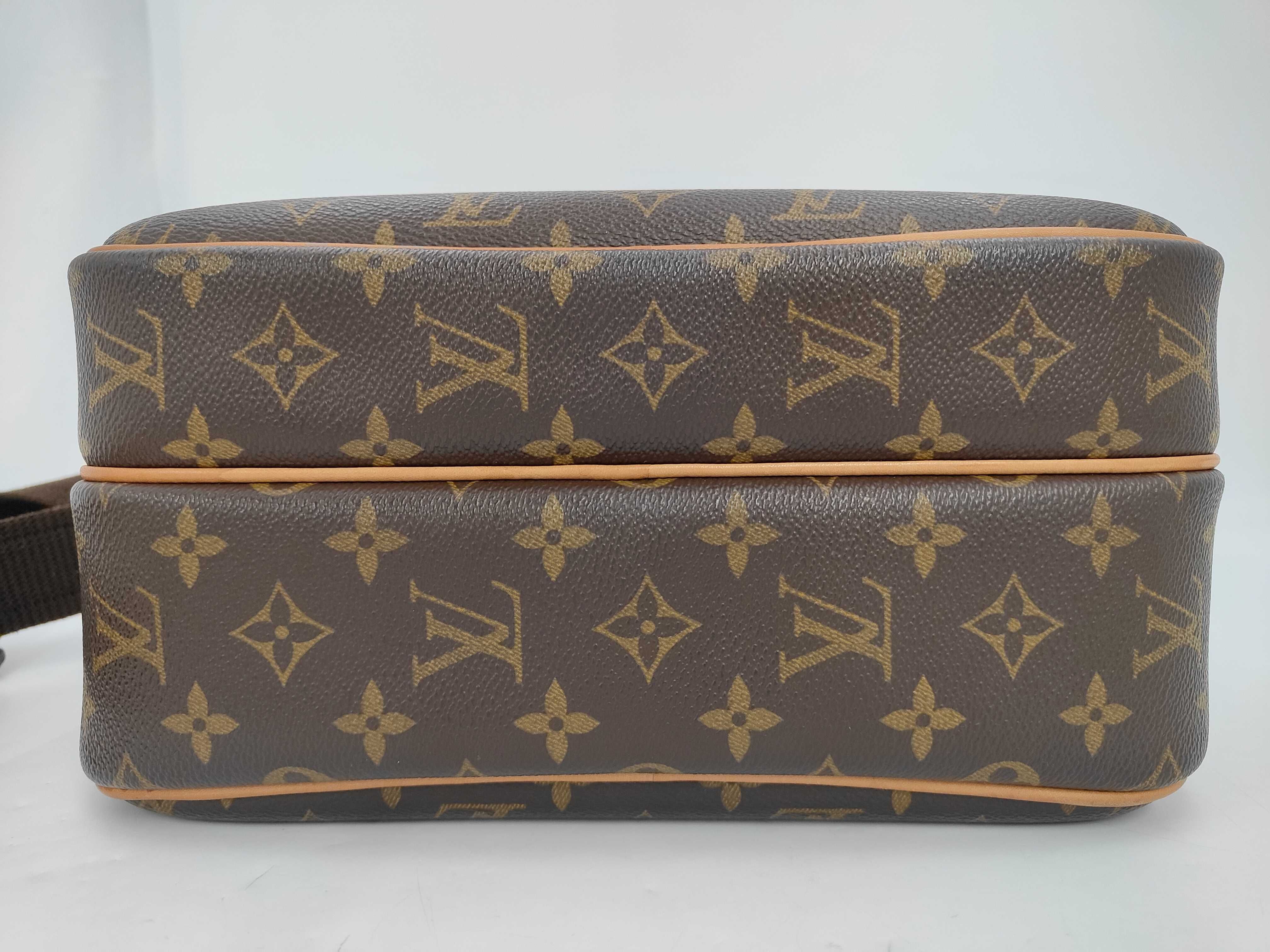 Monogram Vuitton Reporter Shoulder Bag — view 8