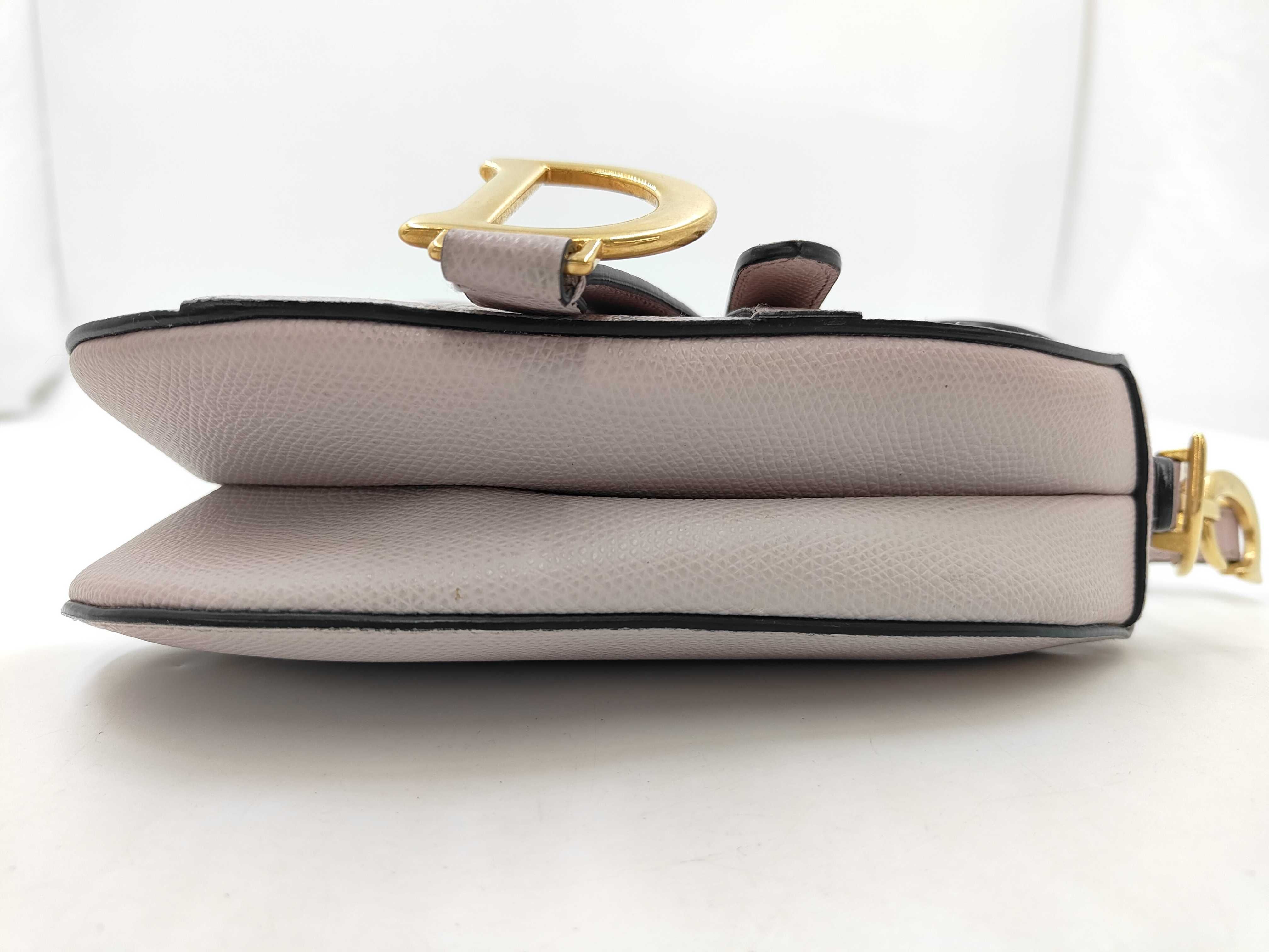 Oblique Canvas x Leather Shoulder Bag Handbag — view 6