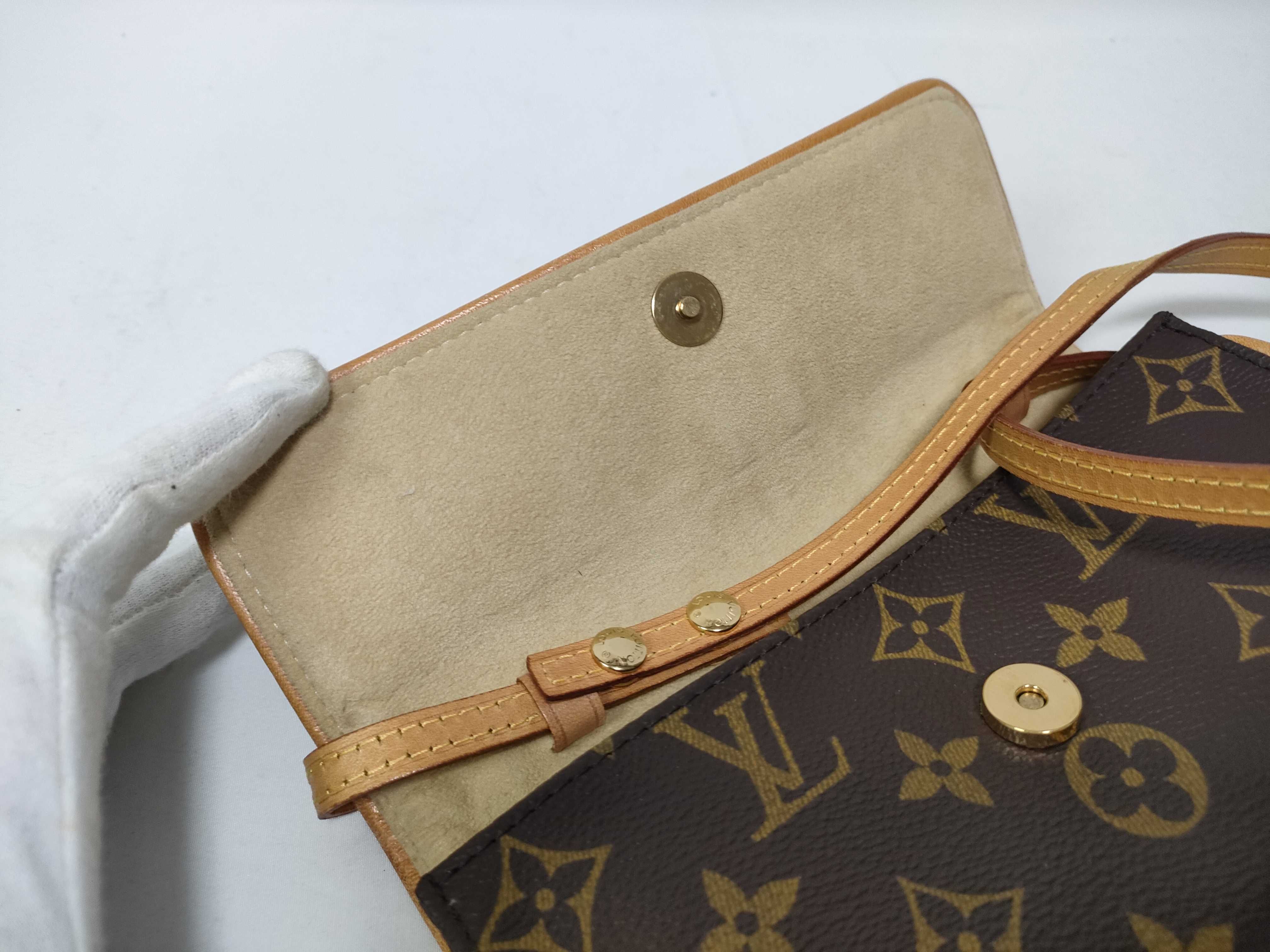 LV Pochette Twin Monogram Shoulder Bag — view 9