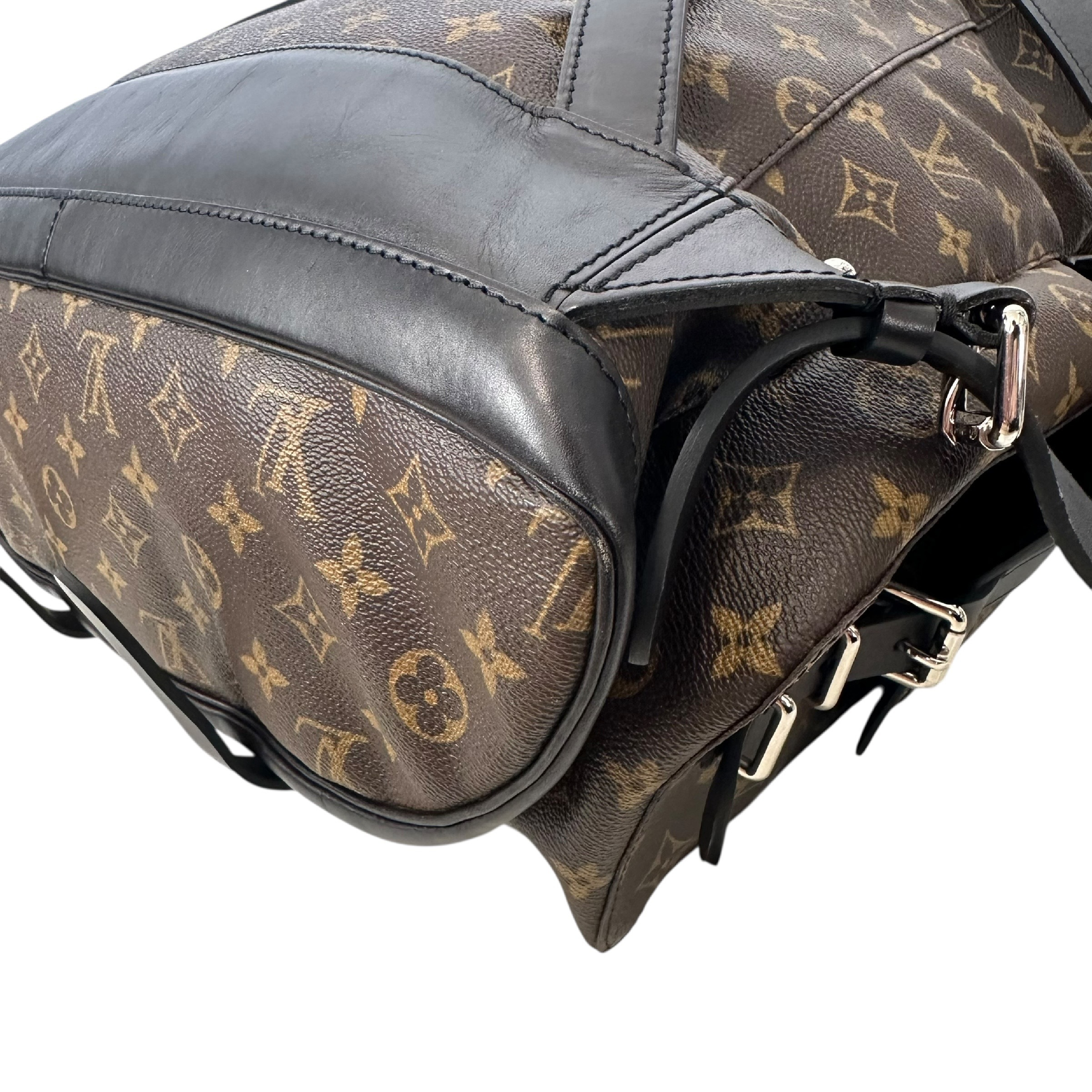 Christopher GM Leather Backpack, VIP Limited Edition, Monogram Macassar, M92295 — view 11