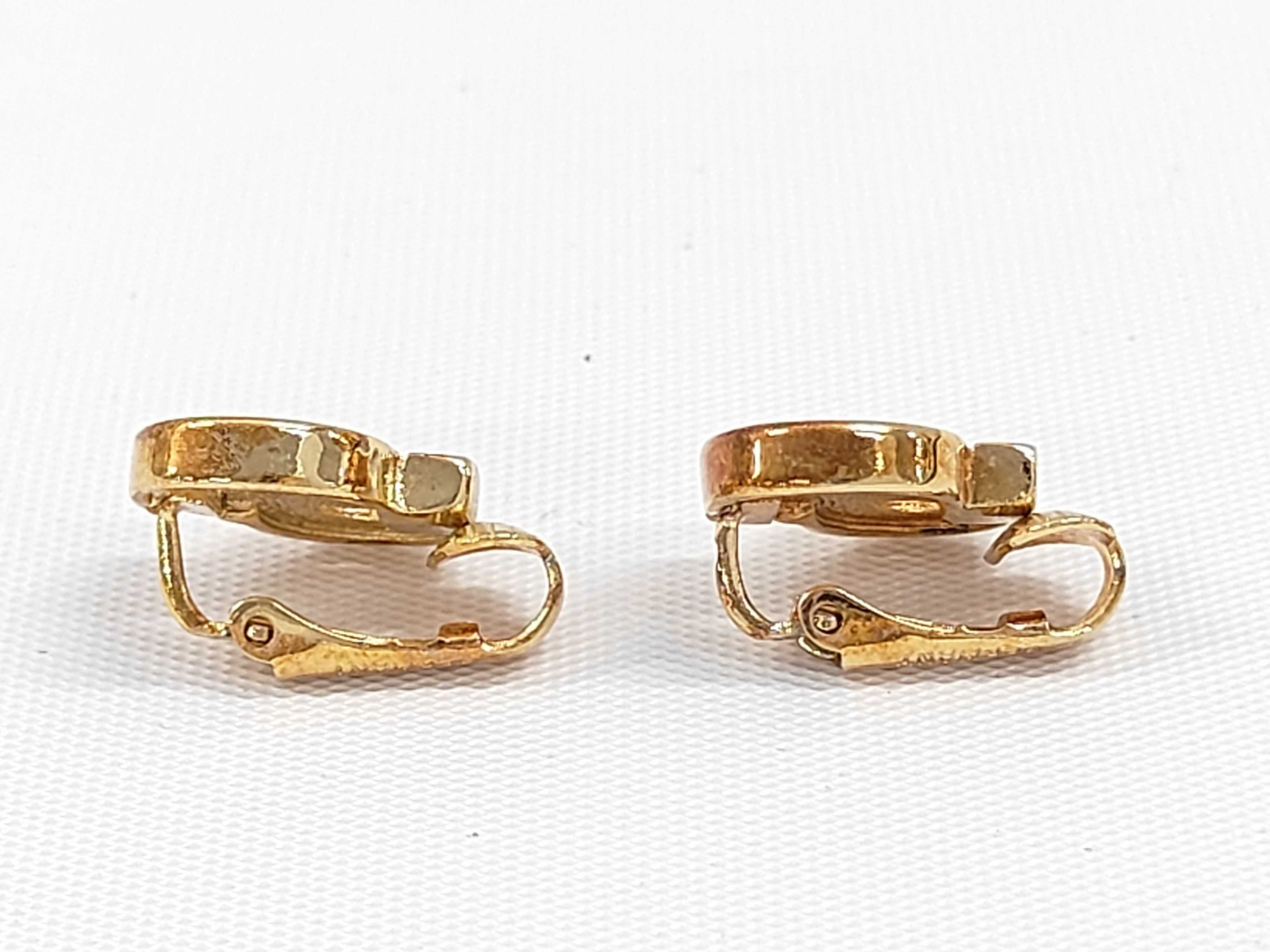 CD logo earrings — view 3