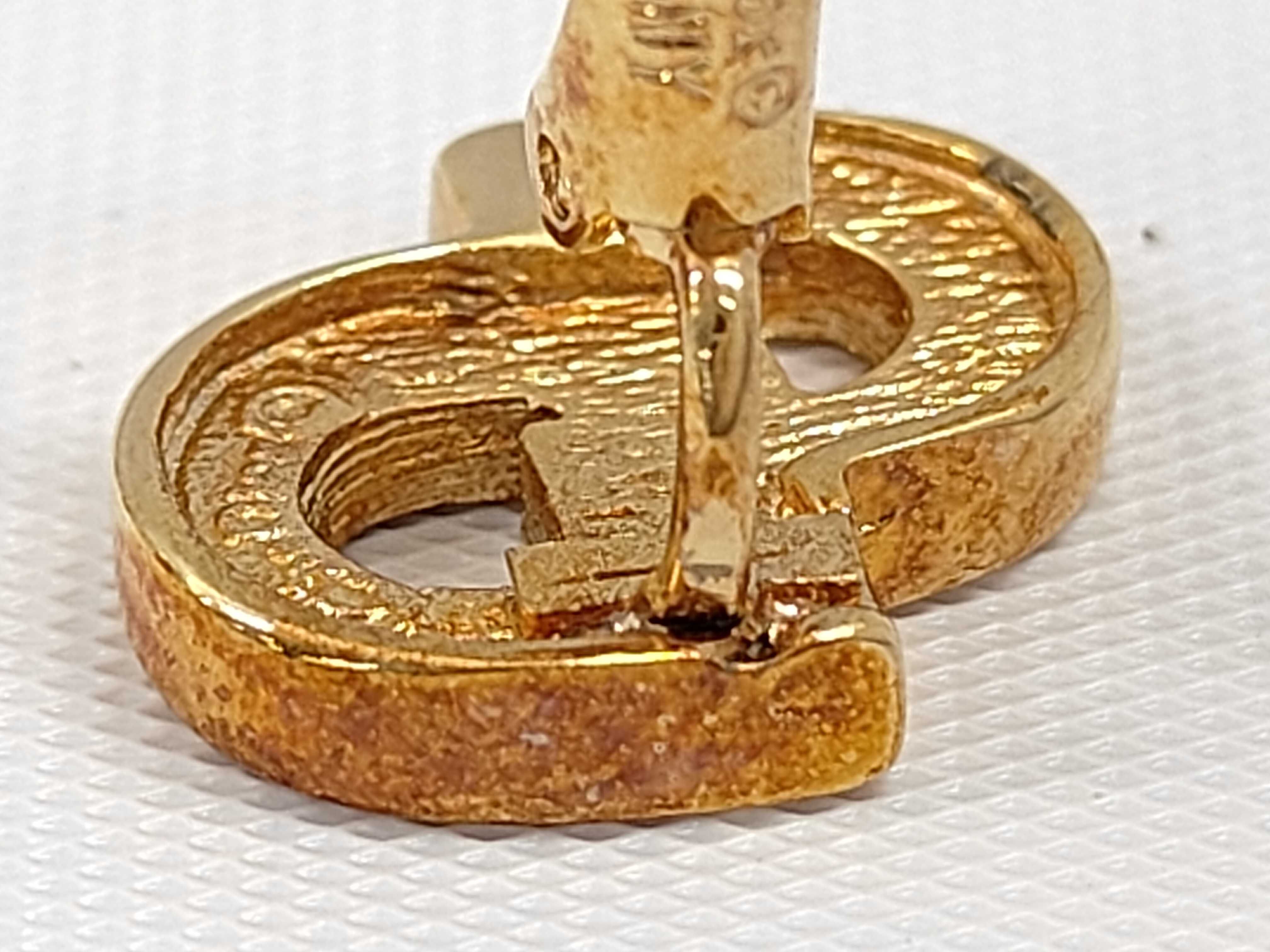 CD logo earrings — view 7