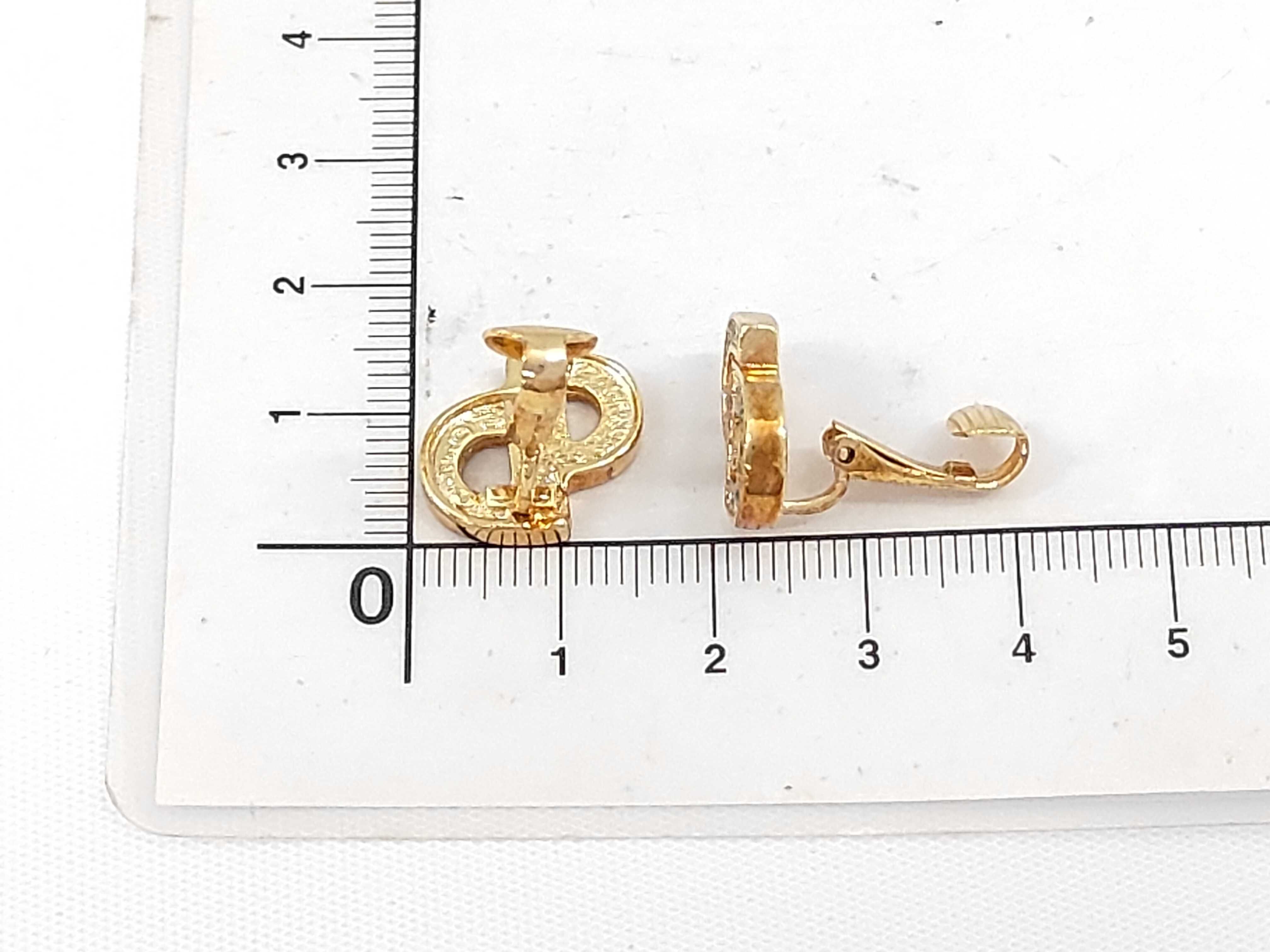 CD logo earrings — view 10